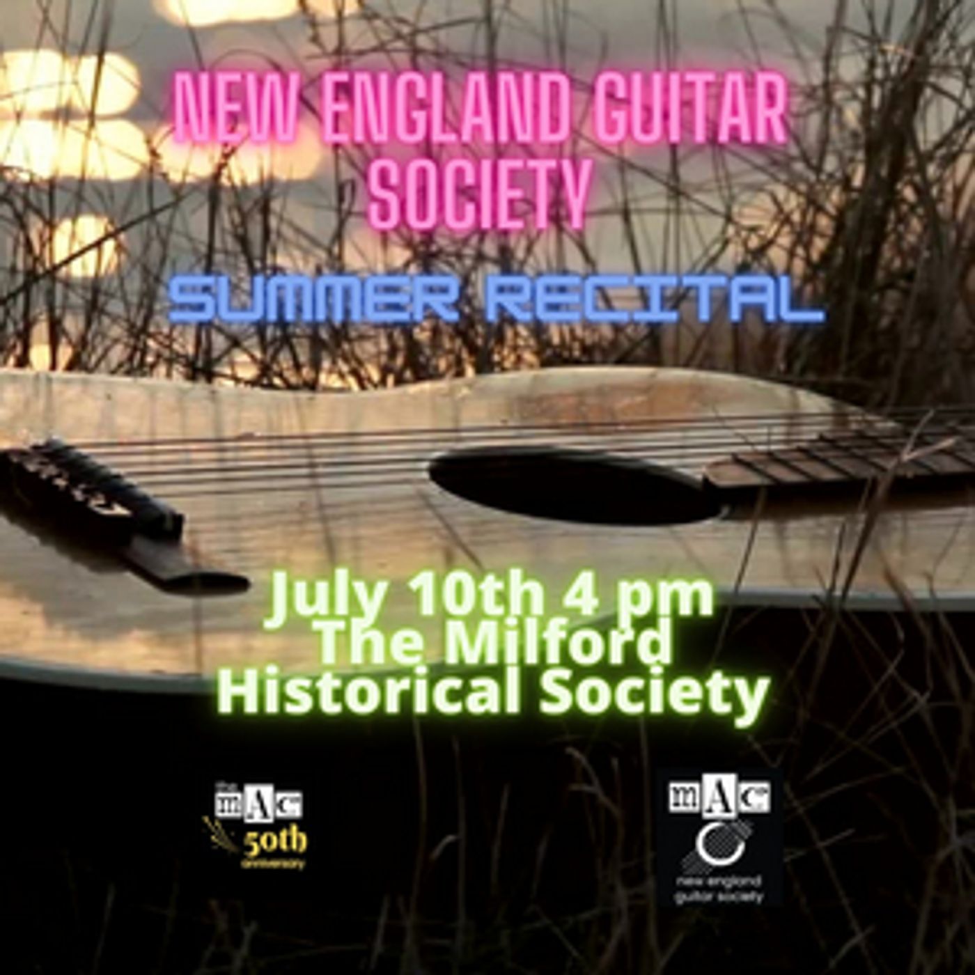 New England Guitar Society Summer Recital Set For This Weekend  Image