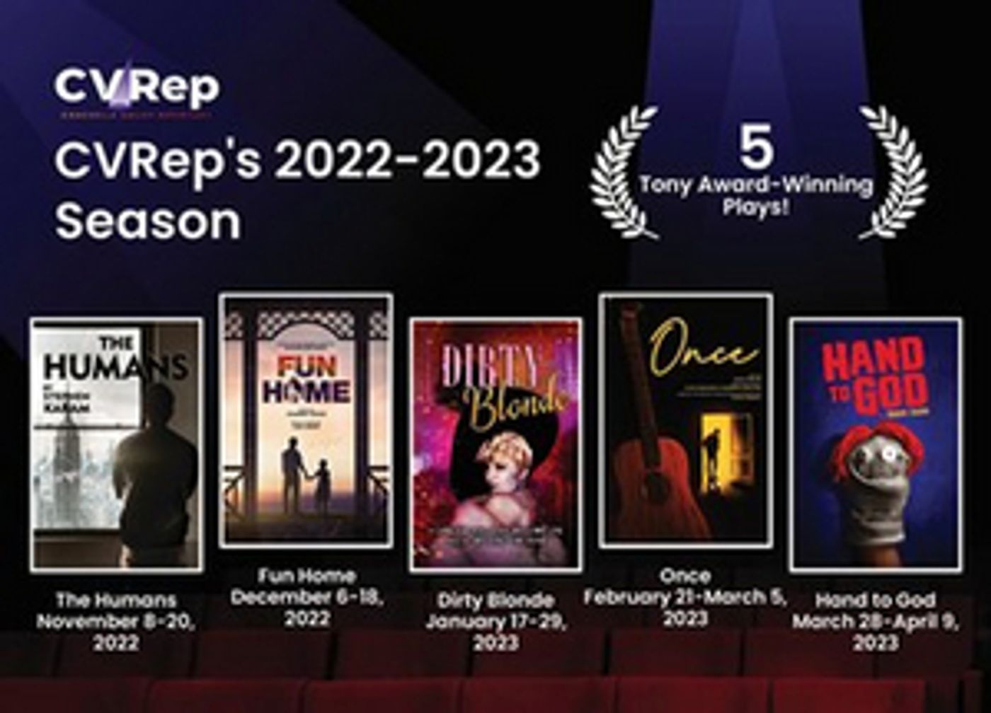 Coachella Valley Repertory Announces 2022-2023 Season Featuring FUN HOME, ONCE & More  Image