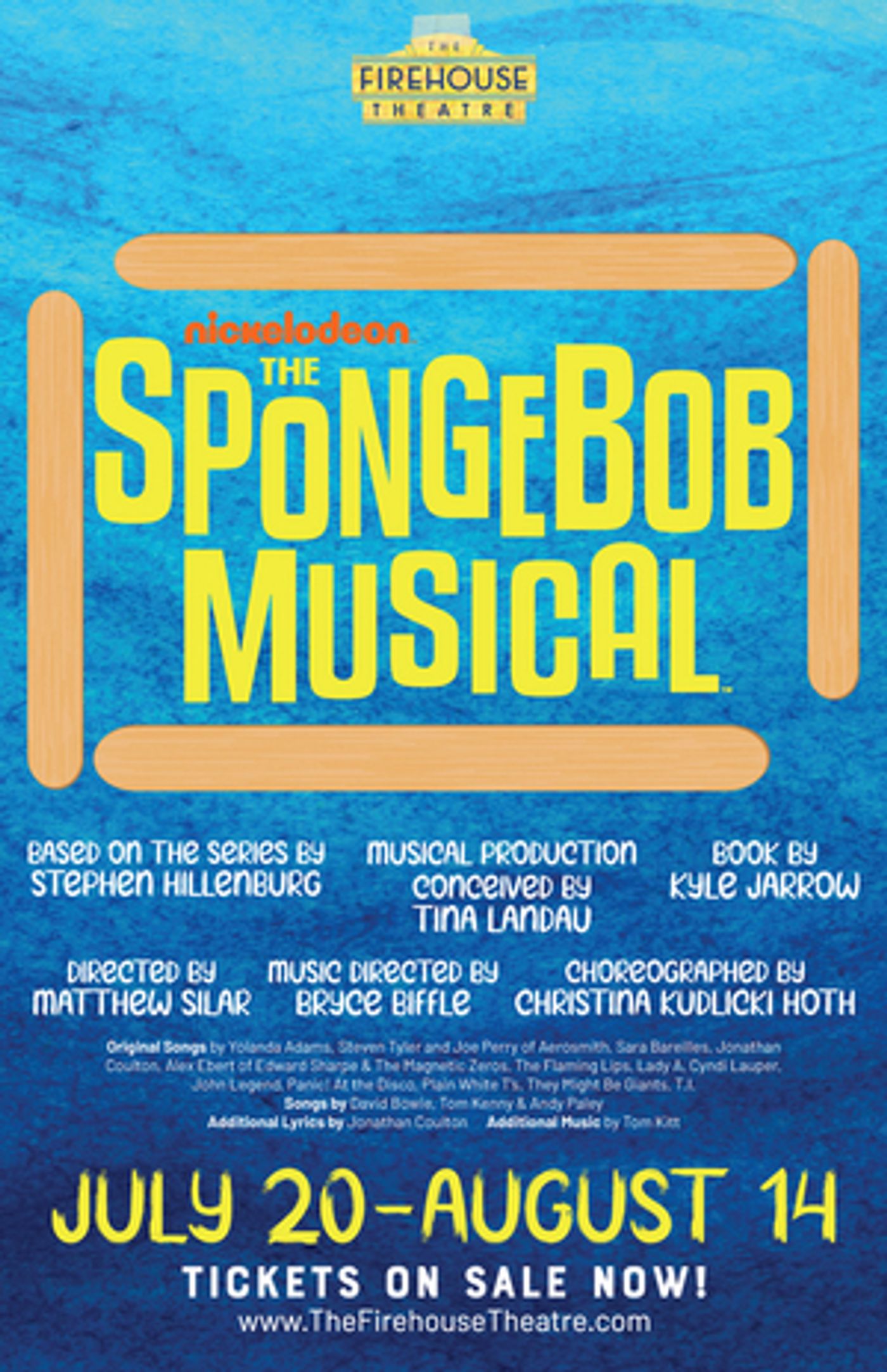 THE SPONGEBOB MUSICAL to Open at The Firehouse Theatre This Month  Image