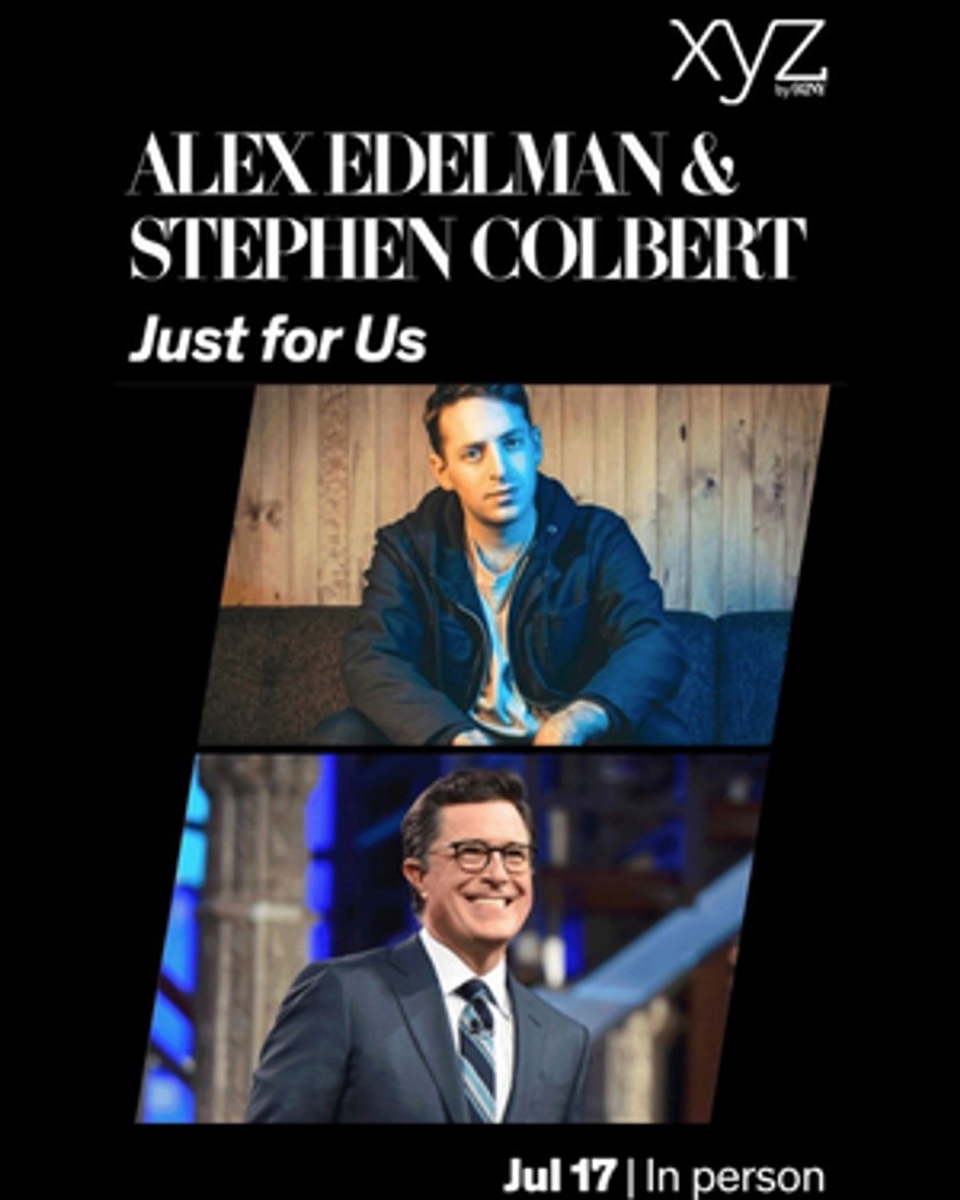 Alex Edelman and Stephen Colbert to Talk JUST FOR US at 92NY This Weekend  Image