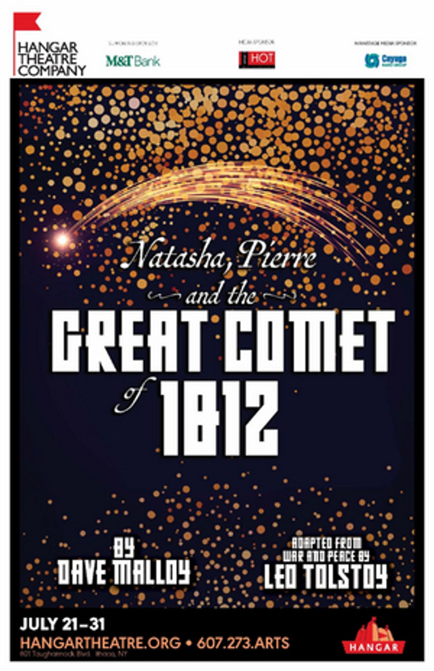 Hangar Theatre Mainstage Presents The Regional Premiere Of NATASHA, PIERRE, AND THE GREAT COMET OF 1812 This Month  Image