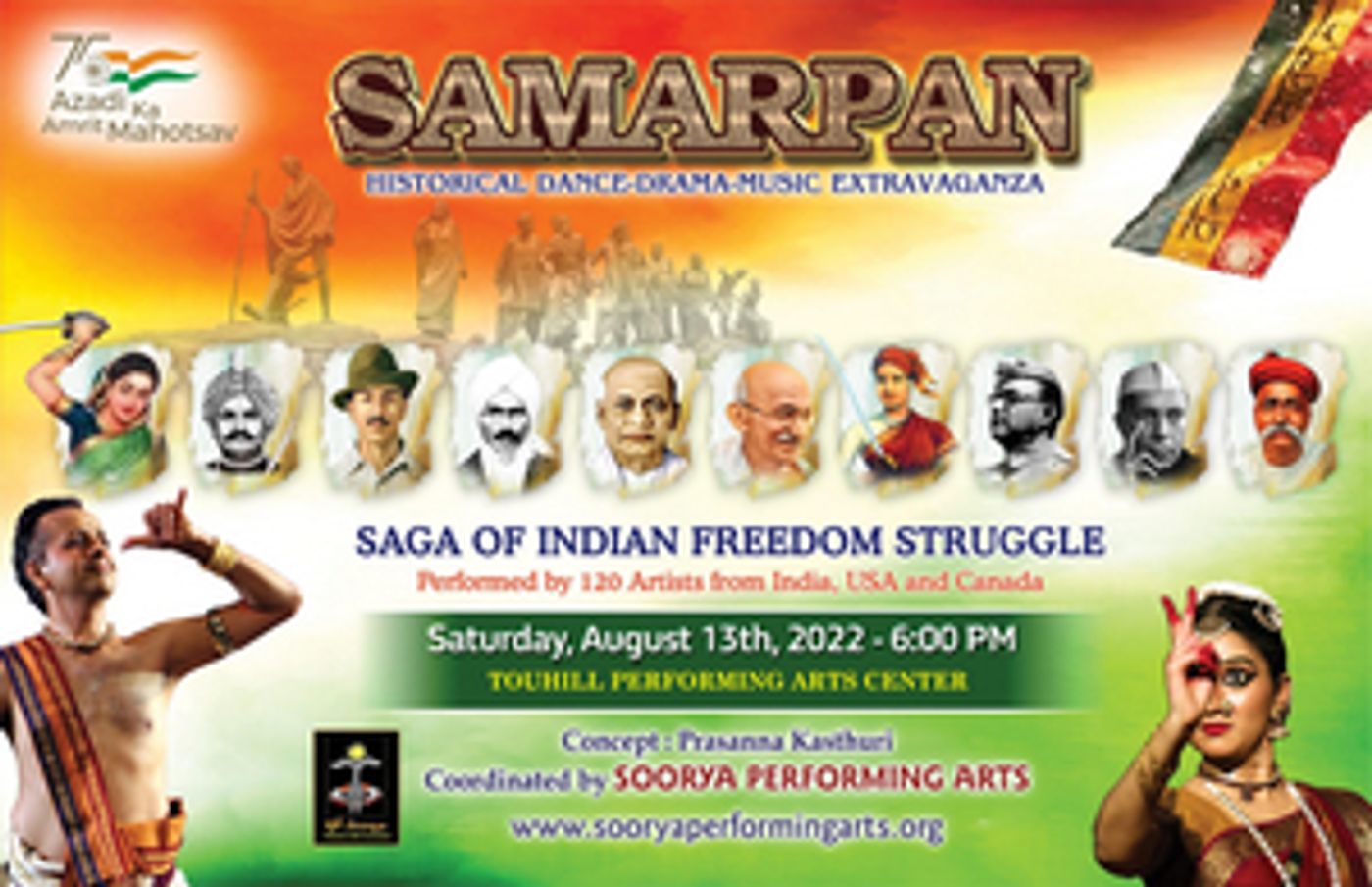 SAMARPAN World Premiere to be Presented at Blanche M. Touhill Performing Arts Center in August  Image