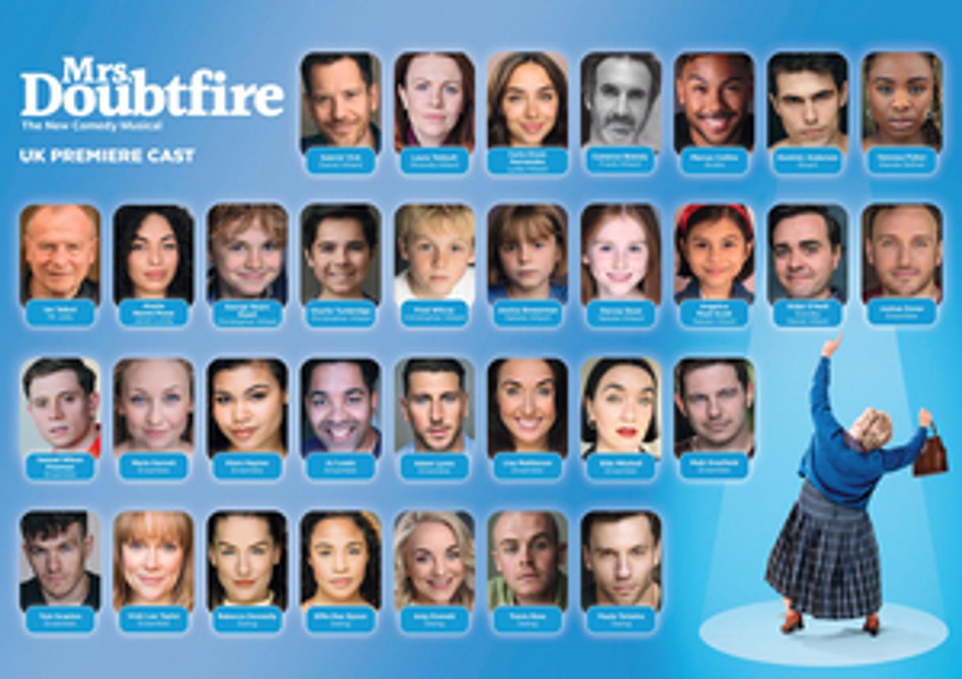 Gabriel Vick, Laura Tebbutt, and More Will Lead the UK Premiere of MRS. DOUBTFIRE  Image