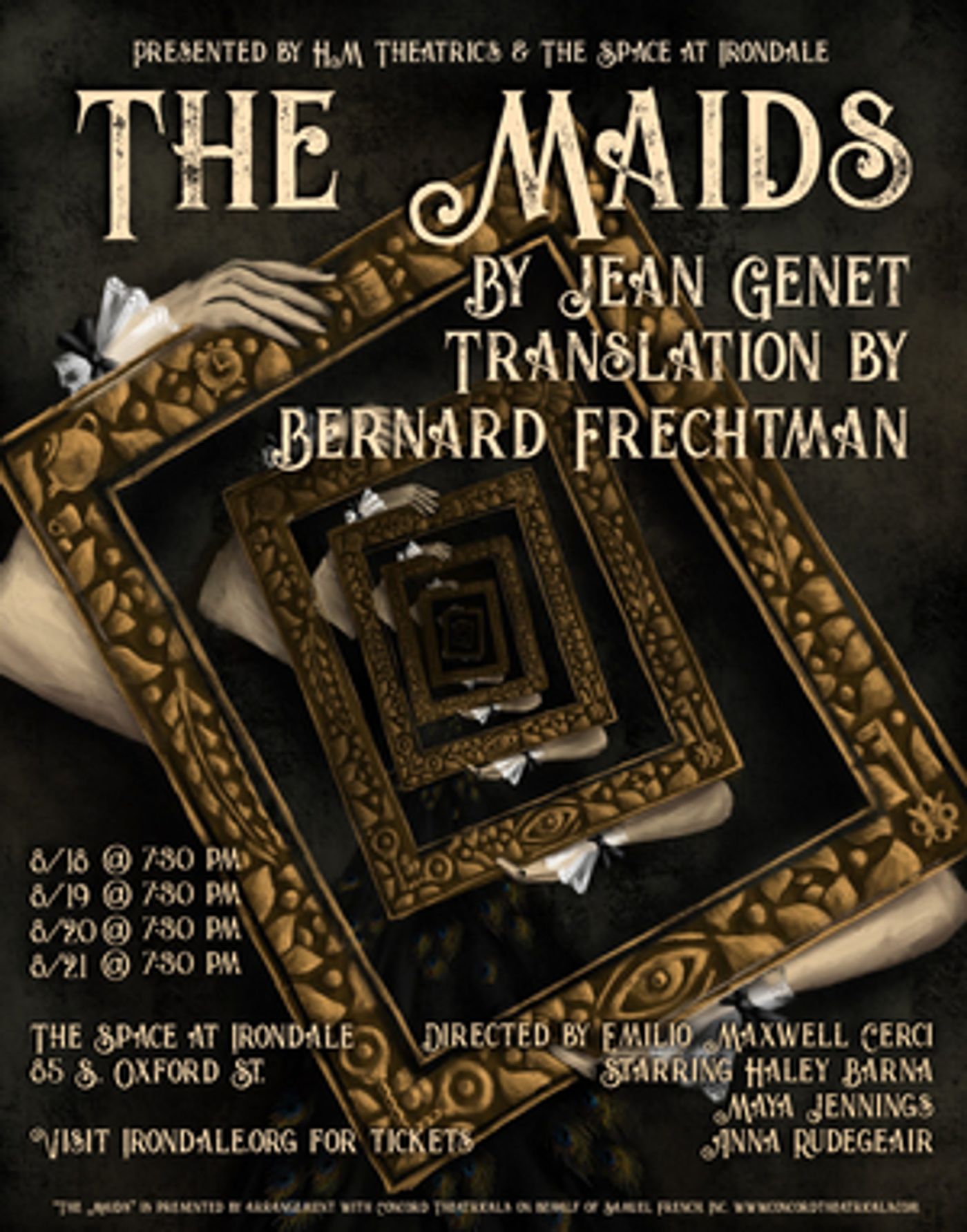 The Space at Ironale to Present Jean Genet's THE MAIDS in August  Image