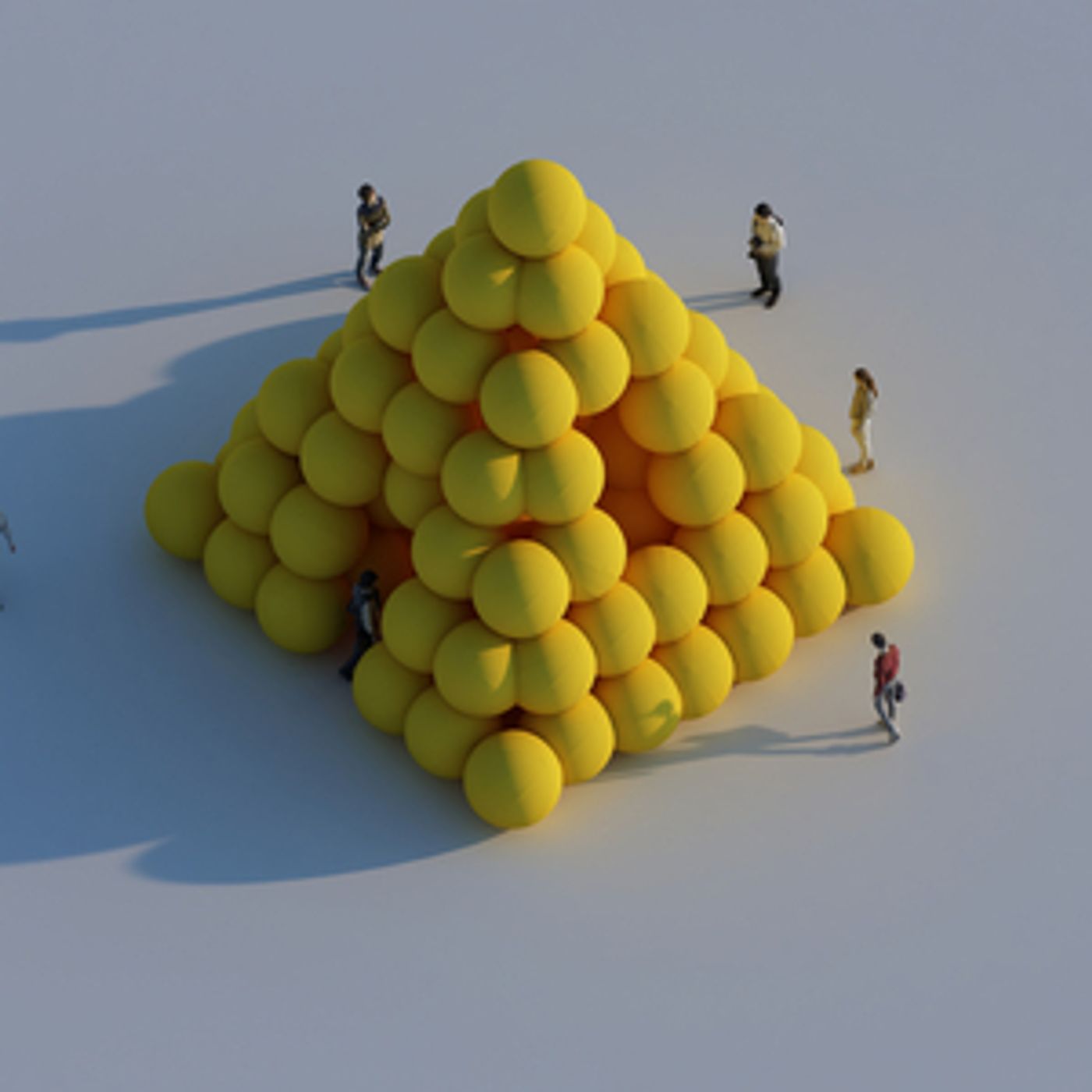 Pittsburgh Cultural Trust Announces Public Art Installation 'Pyramid XL Sphere' On View At Backyard  Image