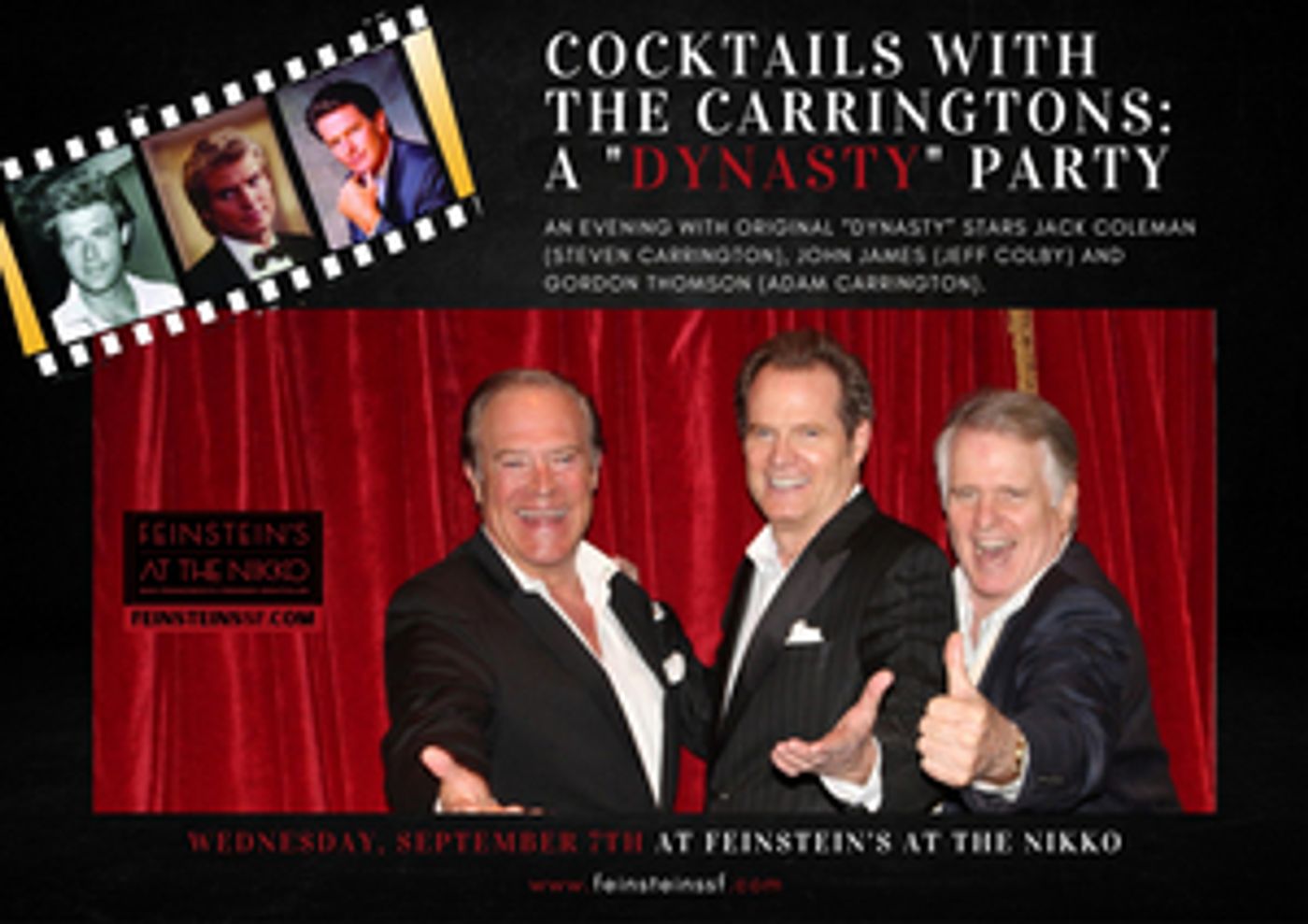 Original DYNASTY Stars to Team Up for COCKTAILS WITH THE CARRINGTONS: A DYNASTY PARTY at Feinstein's at The Nikko  Image