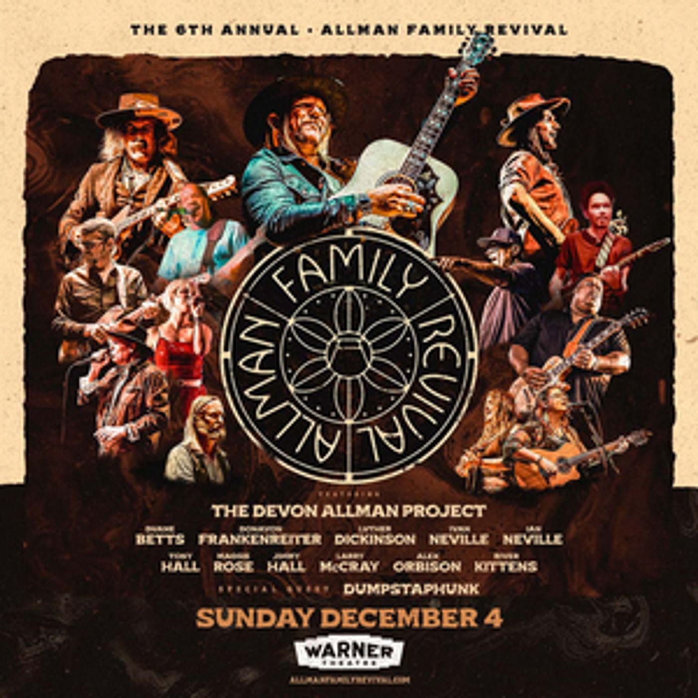 THE ALLMAN FAMILY REVIVAL Comes to Warner Theatre, December 2022  Image
