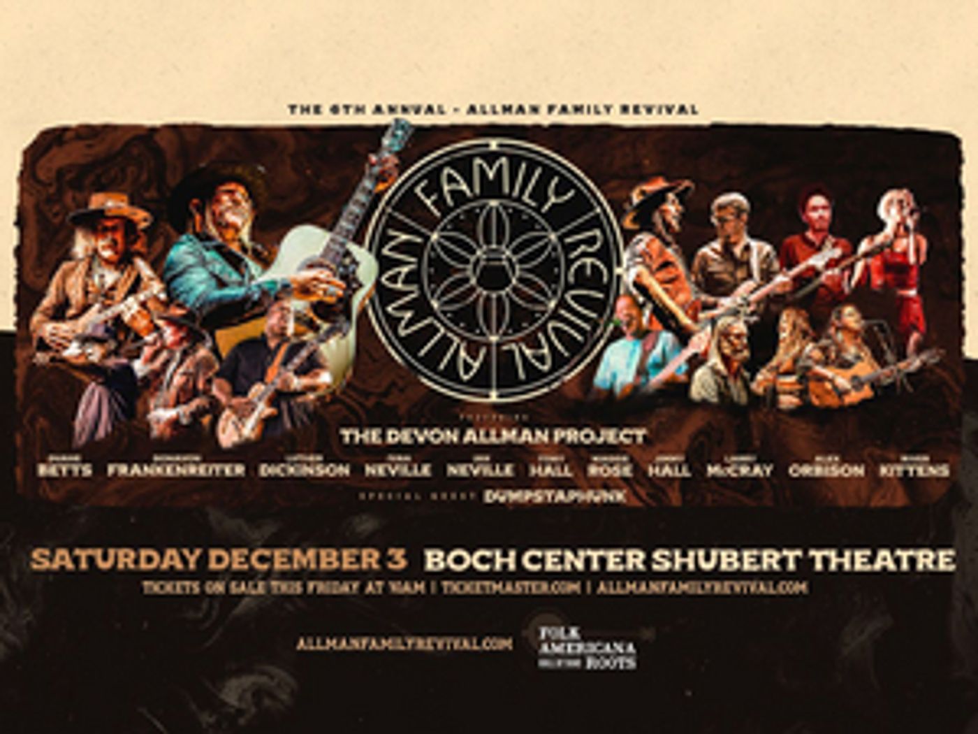 THE ALLMAN FAMILY REVIVAL Tour Returns To Beacon Theatre  Image