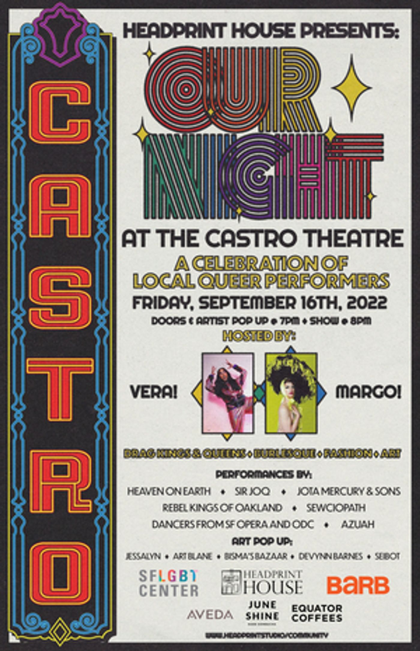 'Our Night: A Community Cabaret' at Castro Theatre Highlights Local LGBTQ Artists  Image