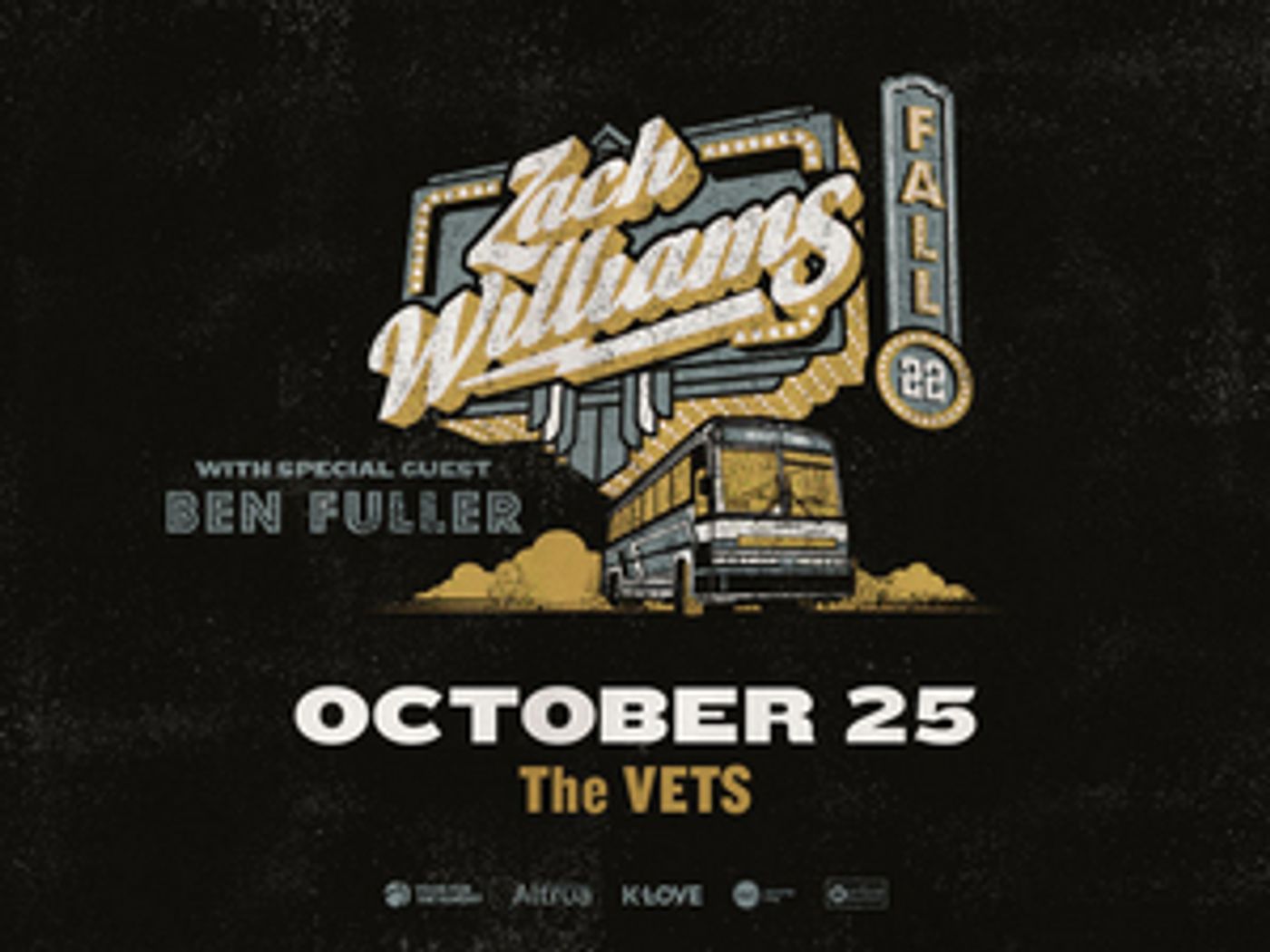 Zach Williams Comes to the VETS in Providence in October  Image