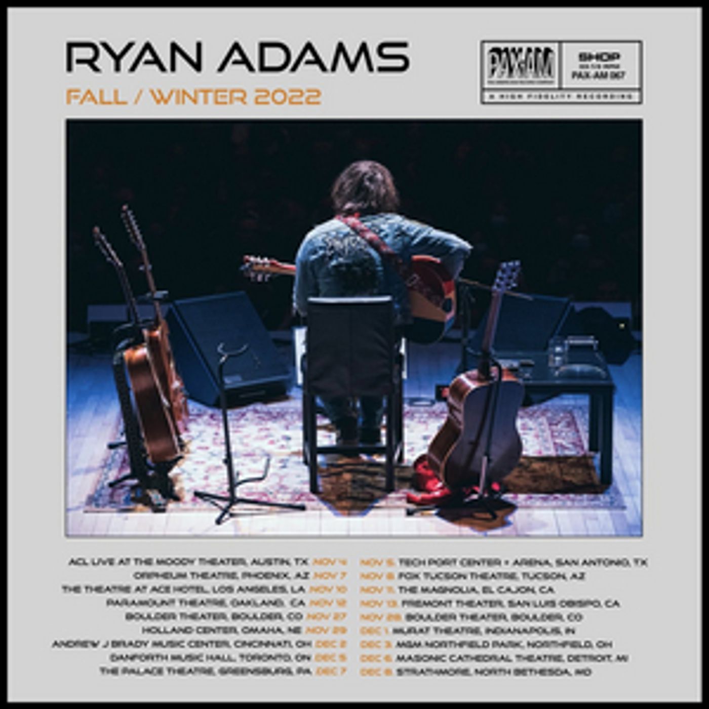 Ryan Adams Comes To The Boulder Theater In November  Image