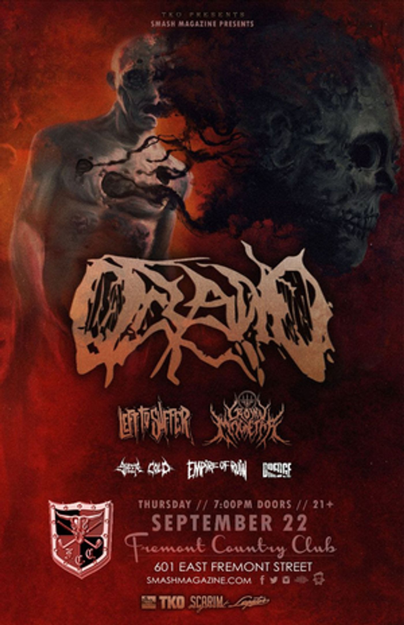 Smash Magazine Presents OCEANO At Fremont Country Club, September 22  Image