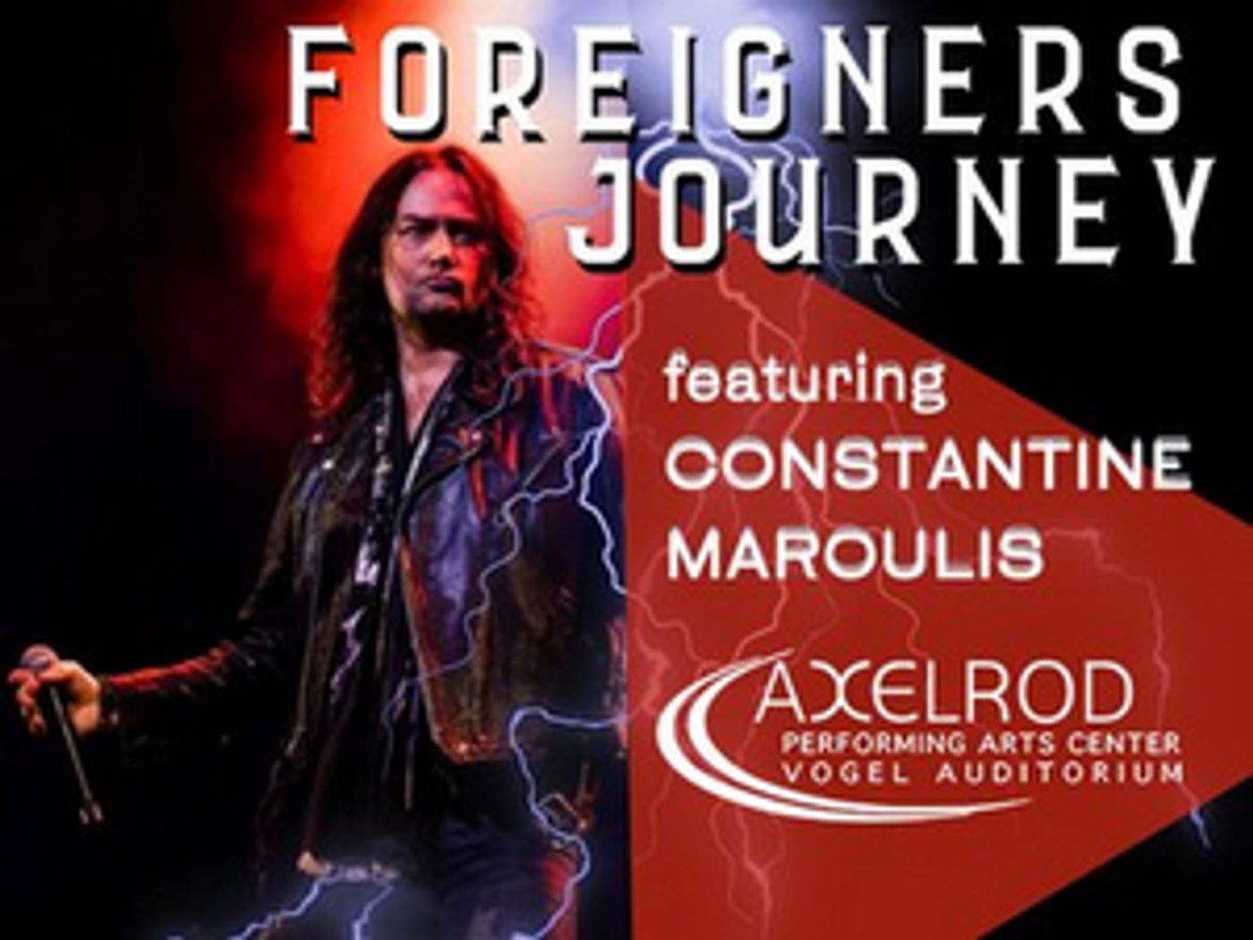 Constantine Maroulis Will Sing Foreigner and Journey at Axelrod Performing Arts Center Image