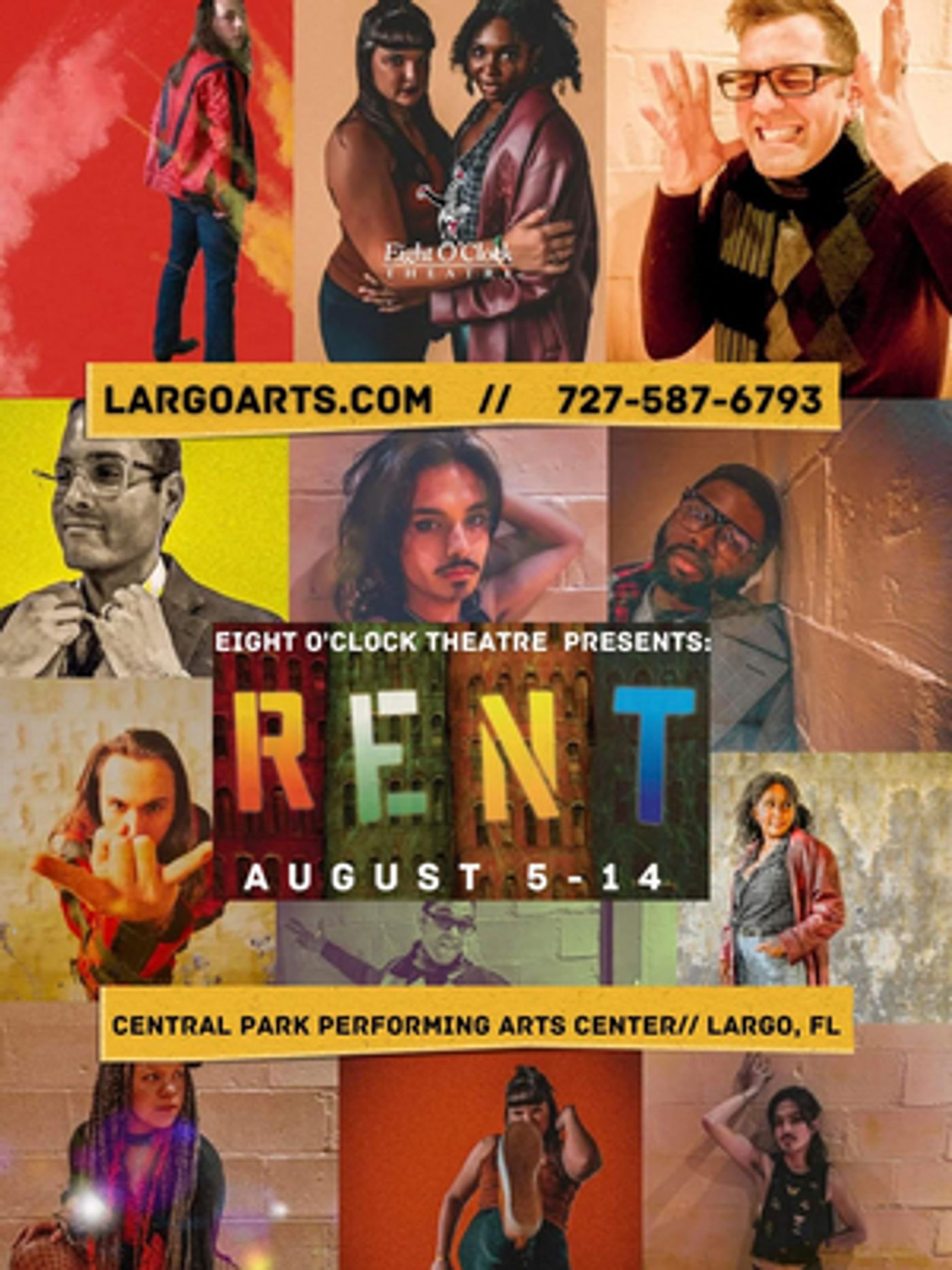 Review: Latoya McCormick and Topher Warren Rock the House in Eight O'Clock Theatre's Production of Jonathan Larson's RENT  Image
