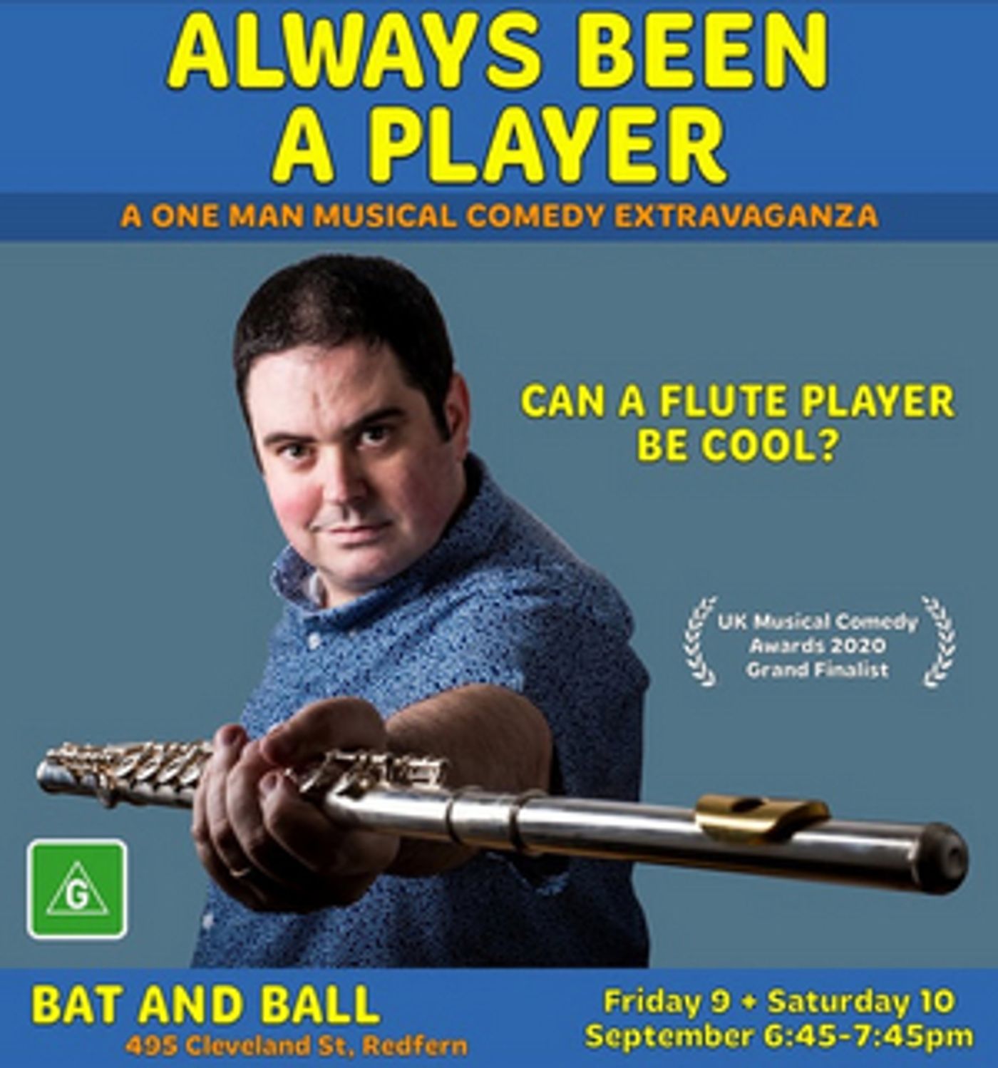 ALWAYS BEEN A PLAYER Comes to Sydney Fringe Next Month  Image