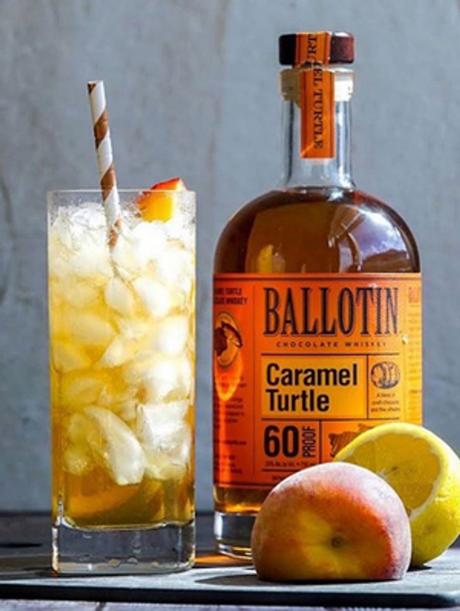 BALLOTIN CHOCOLATE WHISKEY Spiked Tea Recipe Image