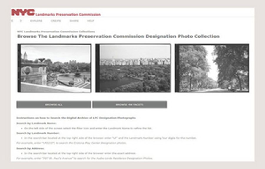 New York City Landmarks Preservation Commission  Launches Digital Archive Of Designation Photos, Featuring Tribute to Old Broadway Image