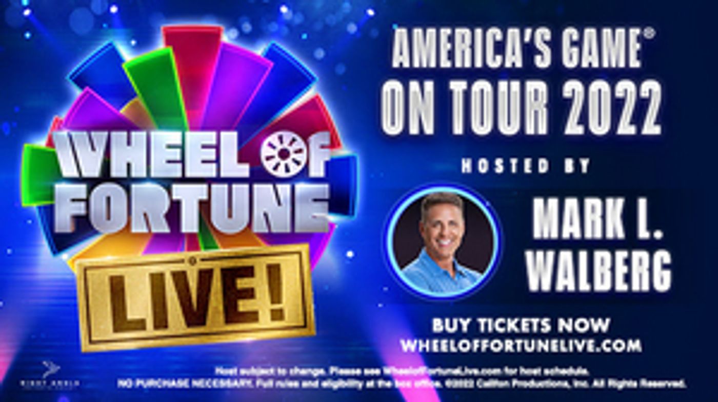Mark L. Walberg Will Host WHEEL OF FORTUNE LIVE! In Providence On October 11!  Image