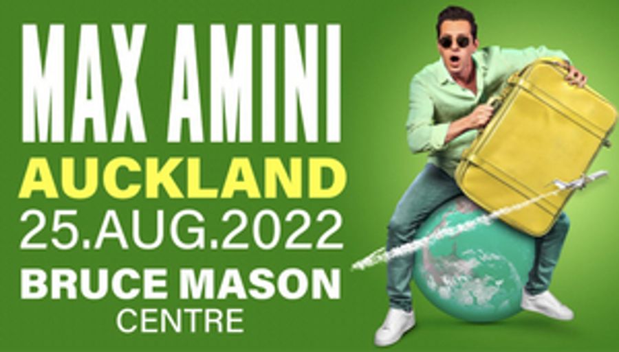 Max Amini Comes to Auckland Tonight Image