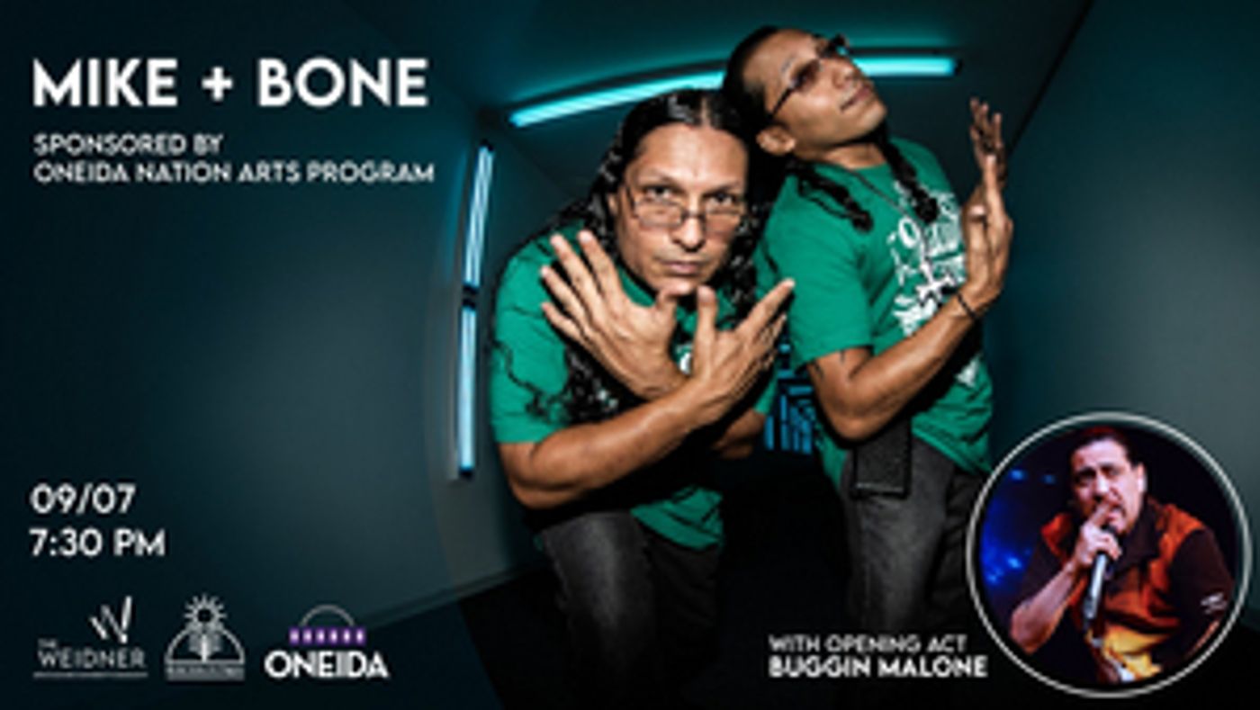 The Weidner to Present Mike + Bone and Supaman in Concert  Image