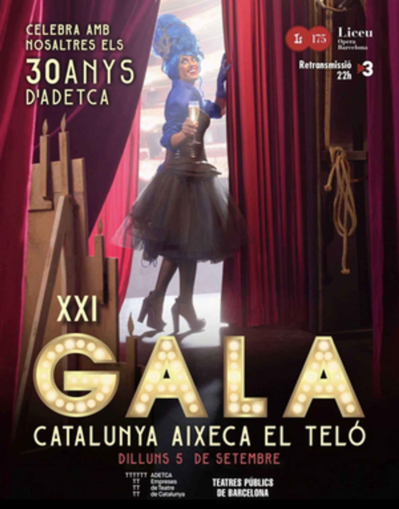 El Liceu de Barcelona acoge un año más CATALUNYA AIXECA EL TELÓ  Image