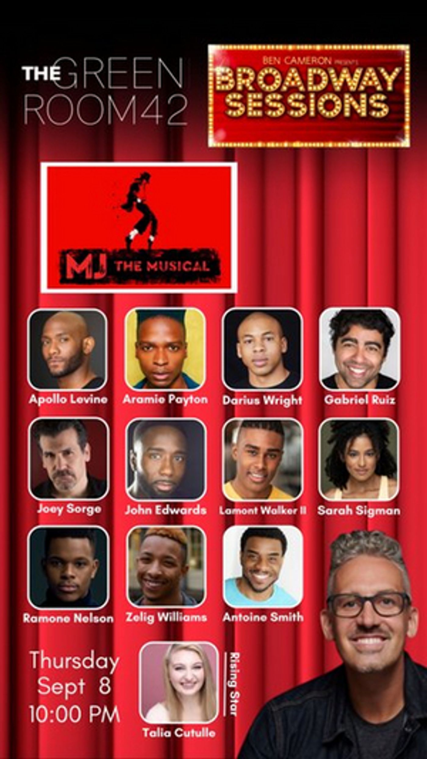 MJ Cast Members to Join BROADWAY SESSIONS This Week at The Green Room 42  Image