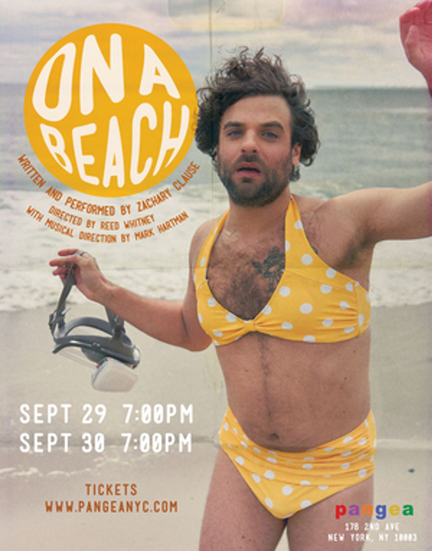 Zachary Clause Brings ON A BEACH Back To Pangea This Fall  Image