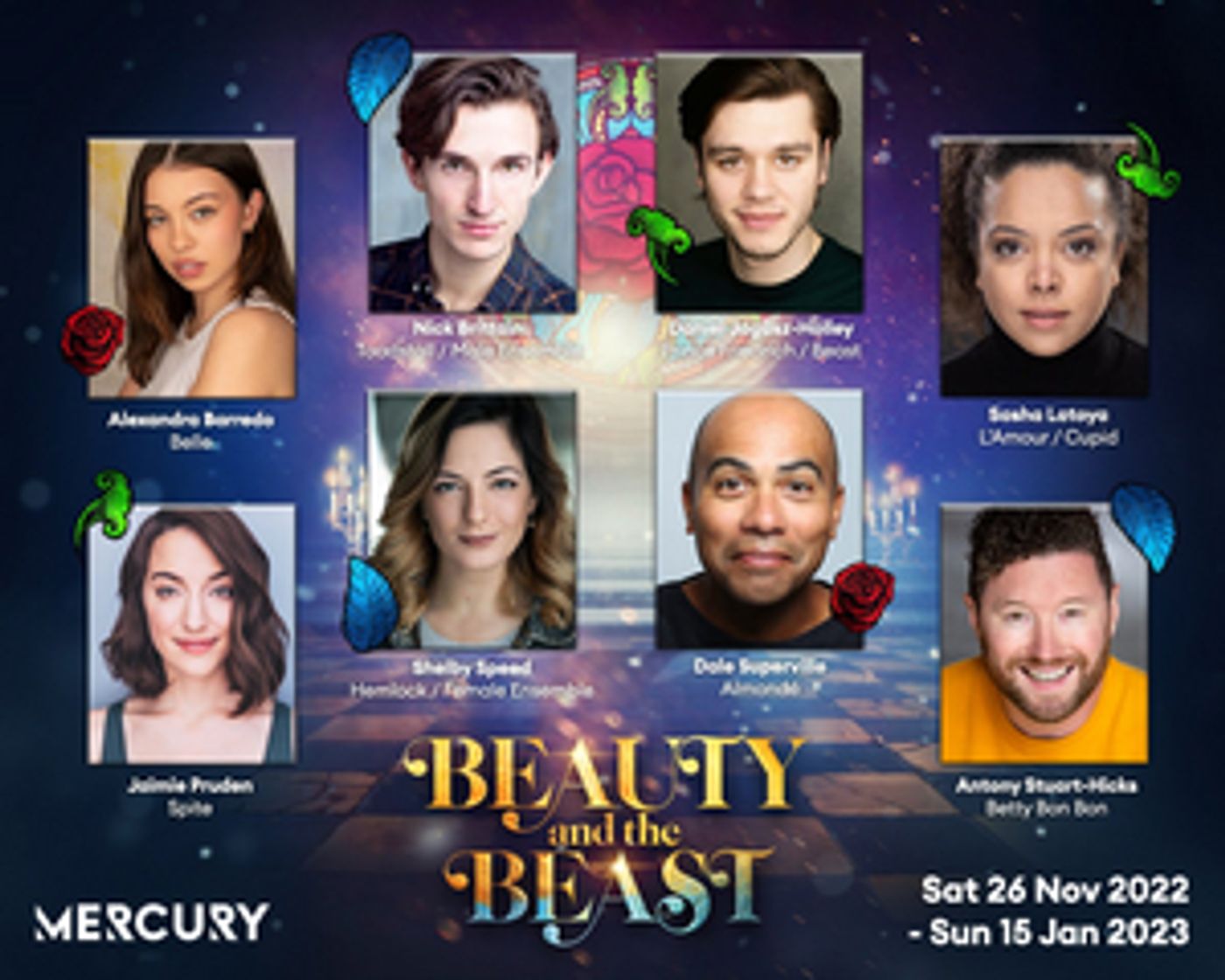 Full Cast Announced For BEAUTY AND THE BEAST At Mercury Theatre  Image