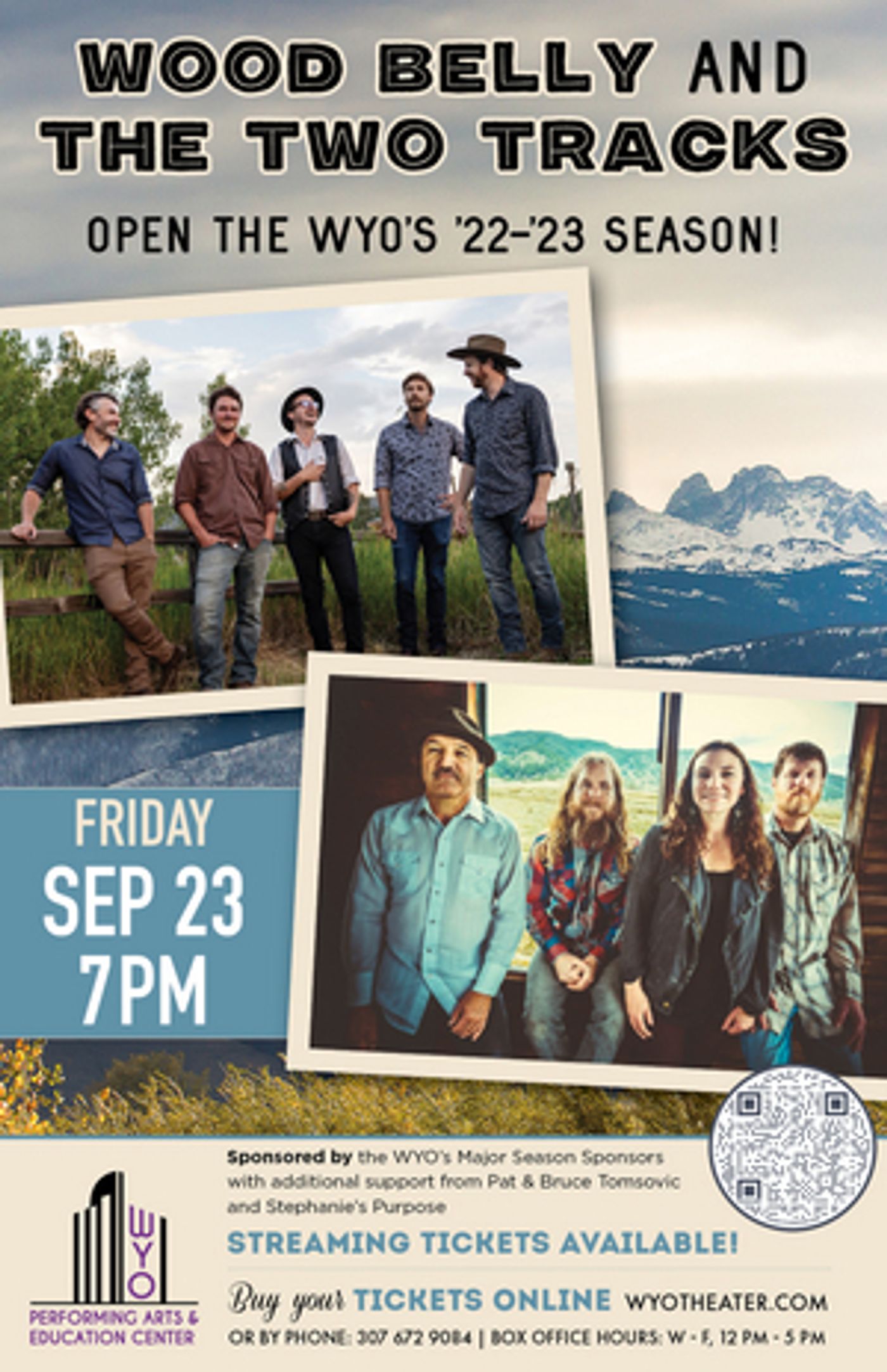 WOOD BELLY & THE TWO TRACKS Come to the Wyo Theater  Image