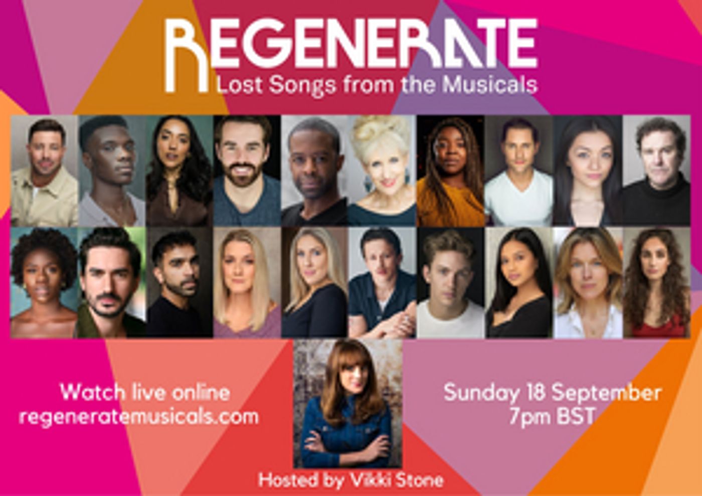 Cast Announced For REGENERATE: LOST SONGS FROM THE MUSICALS  Image