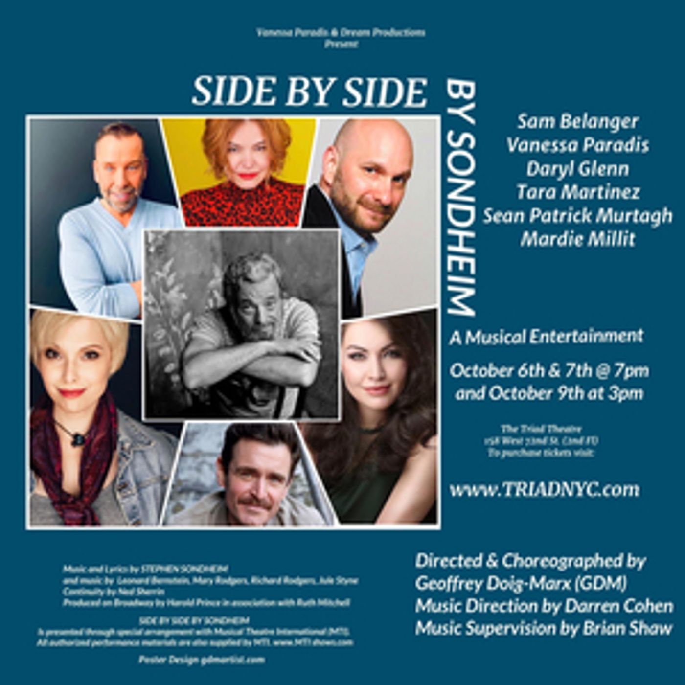 SIDE BY SIDE BY SONDHEIM Comes to the Triad Next Month  Image