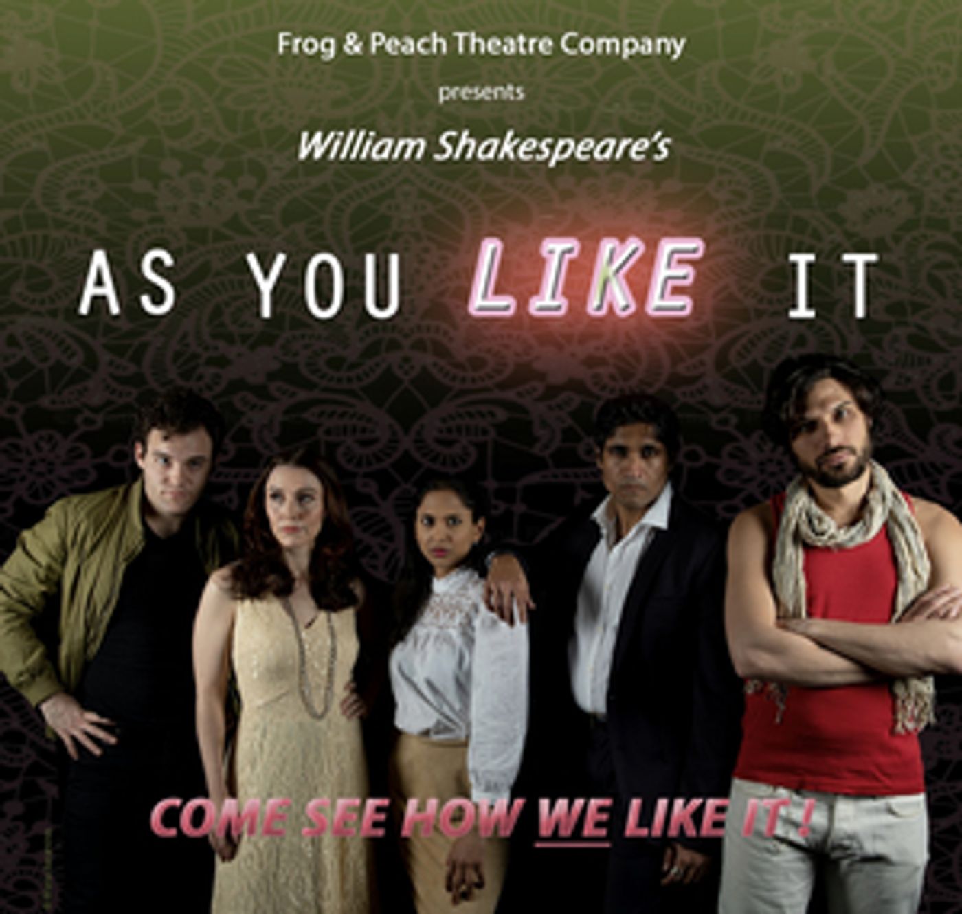 Frog & Peach Theatre Company to Present AS YOU LIKE IT Beginning This Month  Image