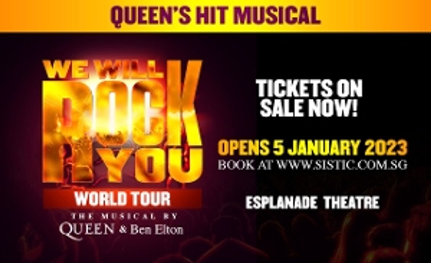 Reimagined WE WILL ROCK YOU Debuts in Singapore in 2023 Reimagined WE WILL ROCK YOU Debuts in Singapore in 2023 Image