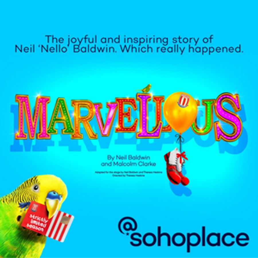 Tickets for £25 for MARVELLOUS at SohoPlace  Image