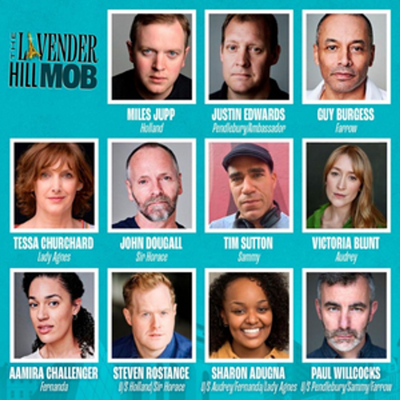 Full Cast Announced For The UK Tour of THE LAVENDER HILL MOB  Image