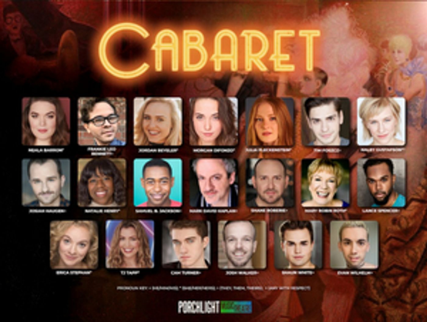 Cast and Creative Team Announced for CABARET at Porchlight Music Theatre  Image