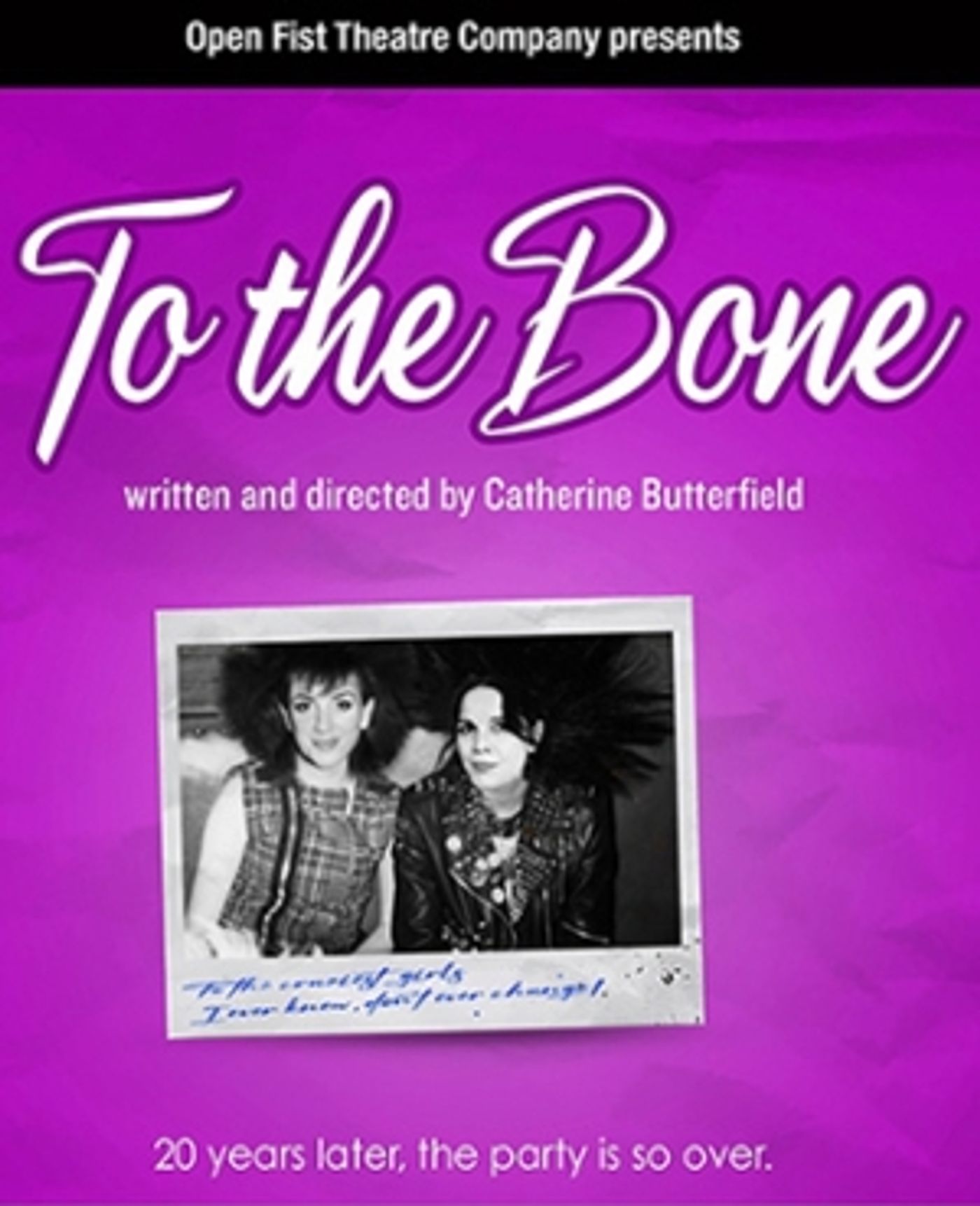 Interview: Writer/Director Catherine Butterfield on the World Premiere of TO THE BONE Presented by Open Fist Theatre Company  Image