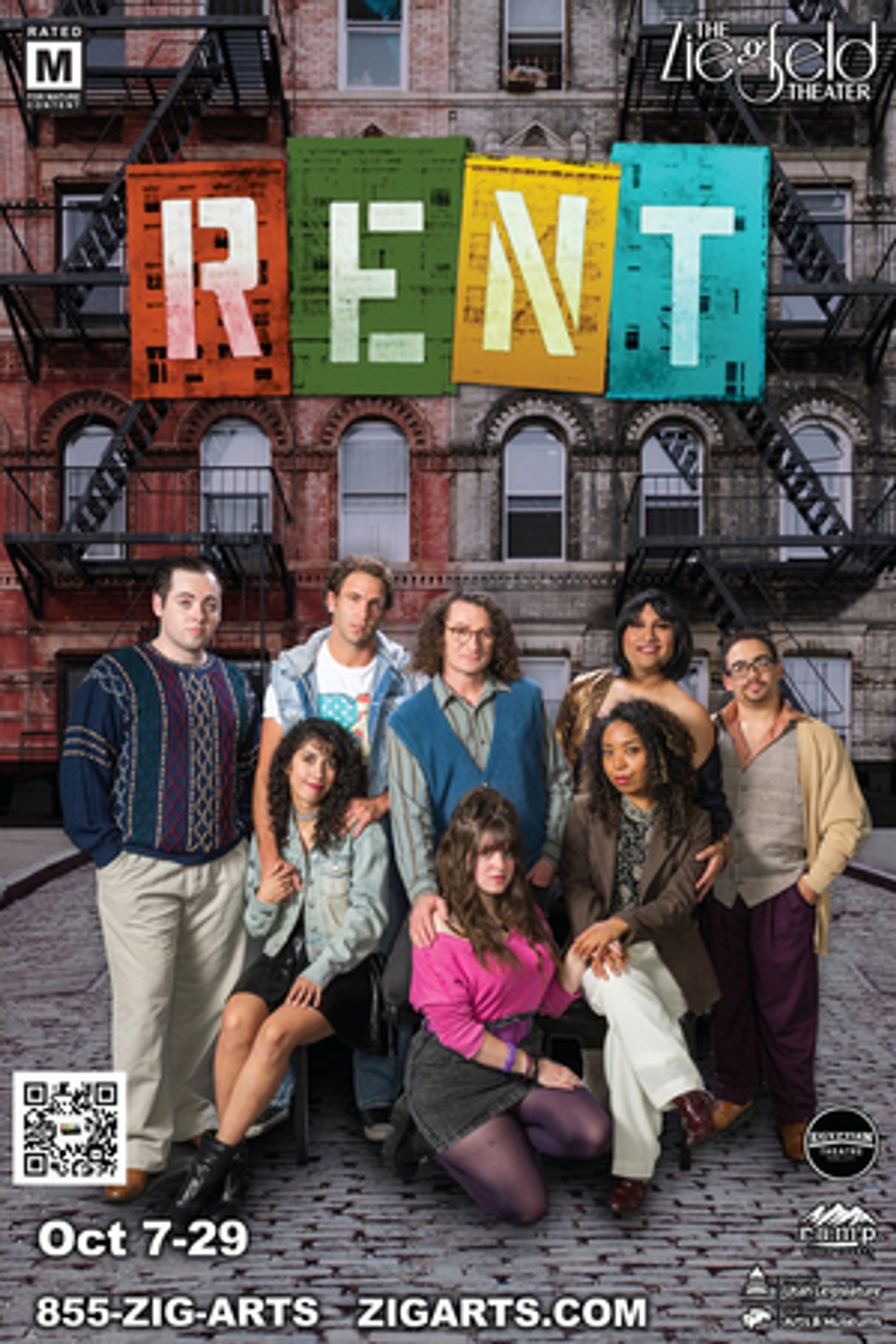 The Ziegfeld Theater Presents the Tony Award-Winning Musical RENT  Image