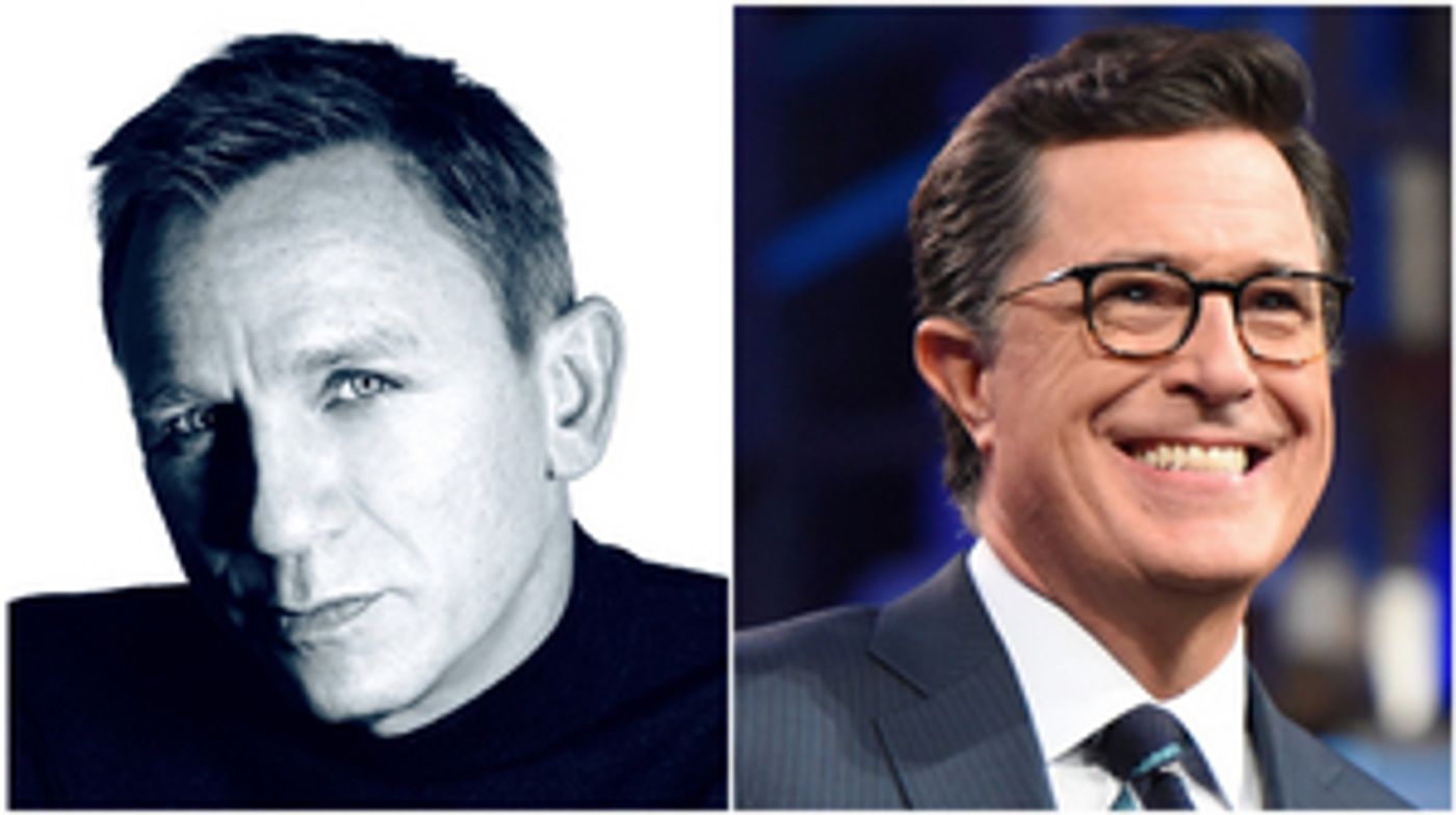 Tribute To Daniel Craig Hosted By Stephen Colbert at NJPAC In October  Image