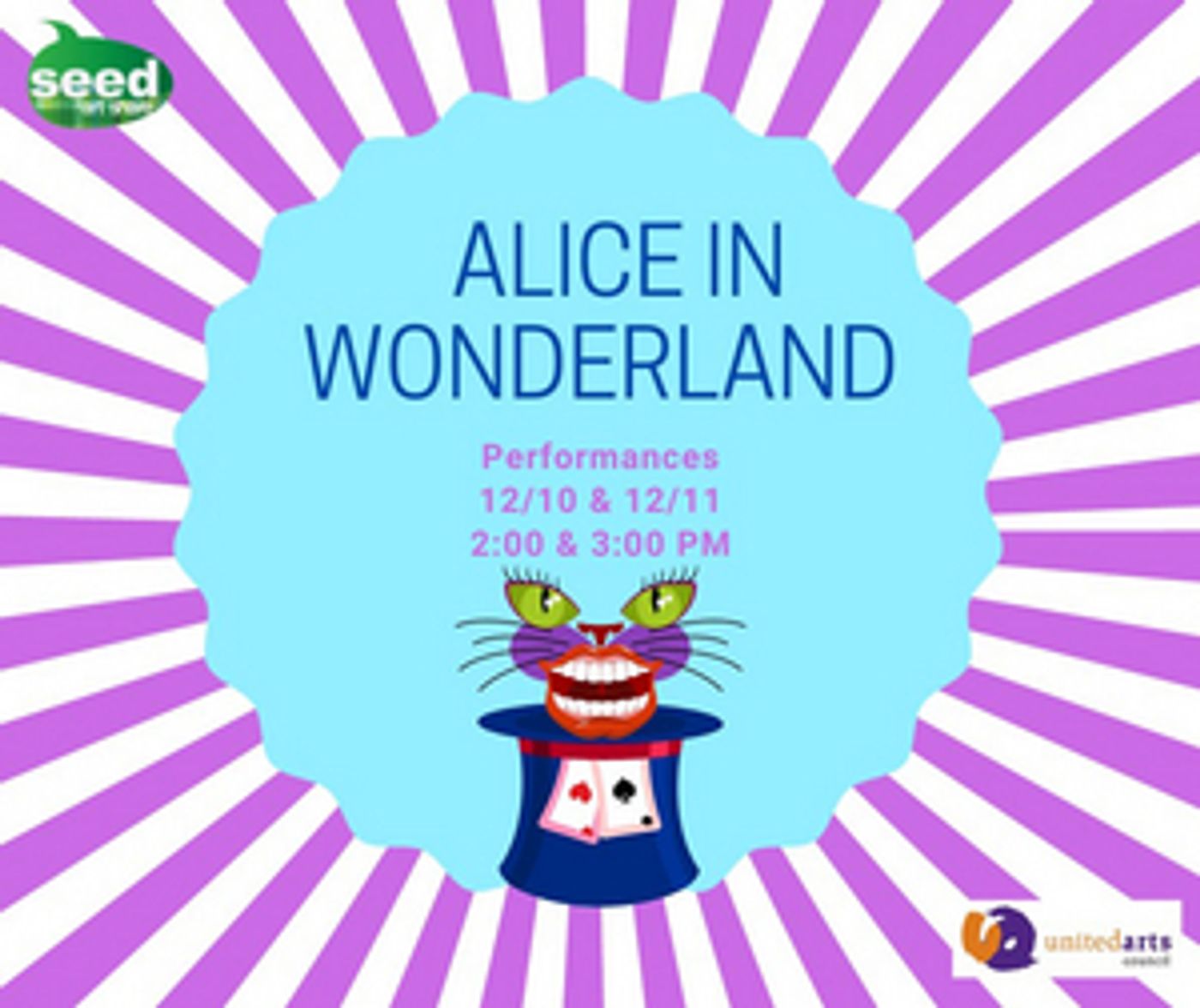 Seed Art Share Announces First Sprout Out Youth Production of ALICE IN WONDERLAND  Image