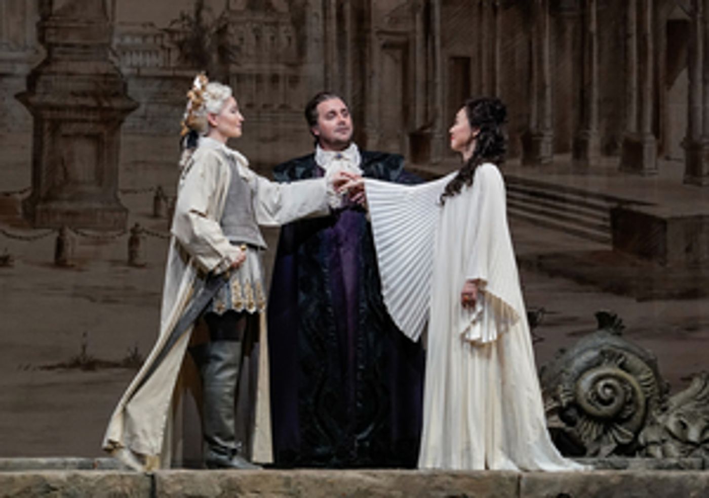 Review: IDOMENEO Returns to Met with Splendid Spyres, Glistening Fang, under Honeck's Fluid Conducting in House Debut  Image