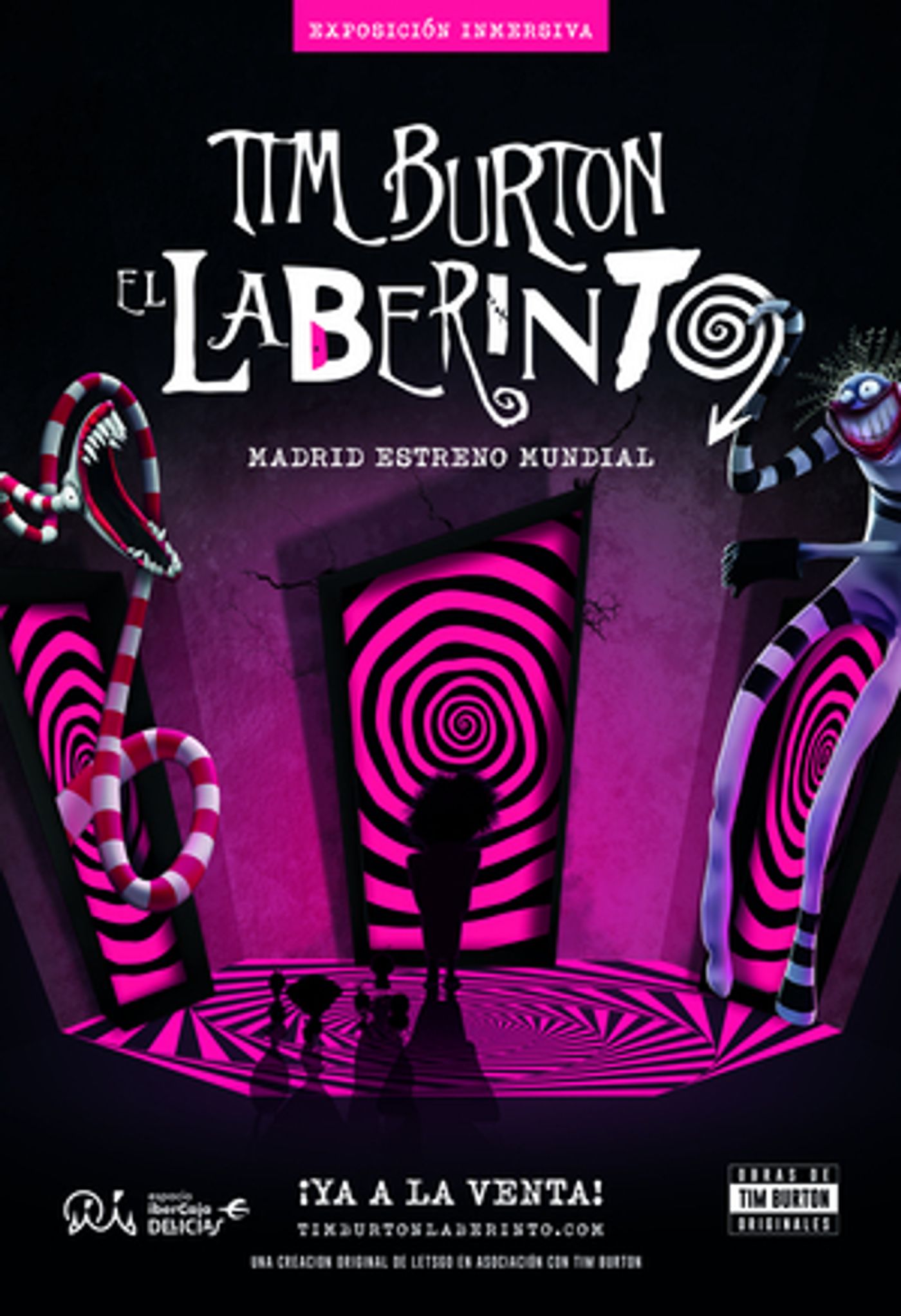 Hoy se inaugura TIM BURTON. EL LABERINTO en Espacio Delicias  Image