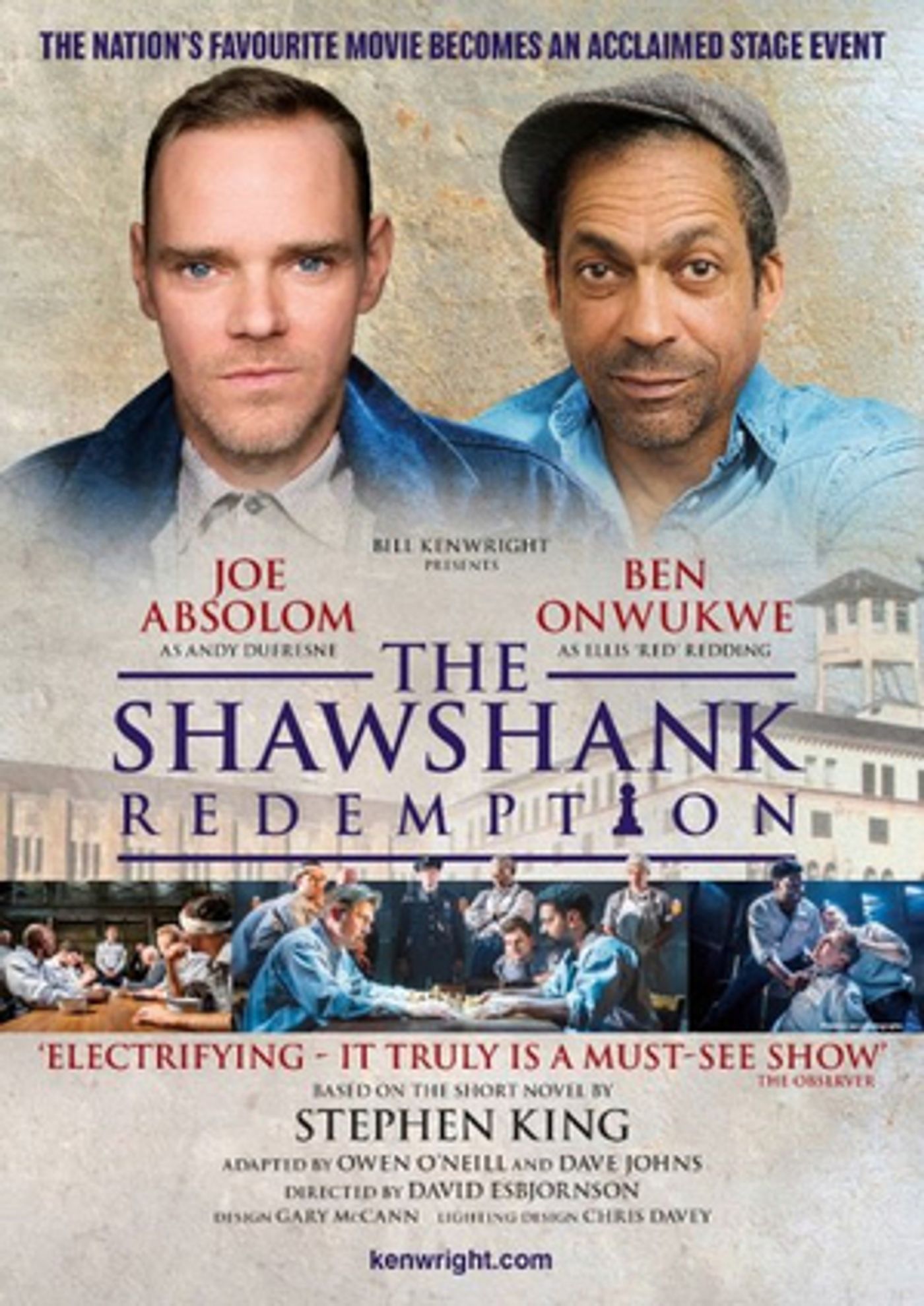 THE SHAWSHANK REDEMPTION Announced At Milton Keynes Theatre, 17 - 22 October  Image