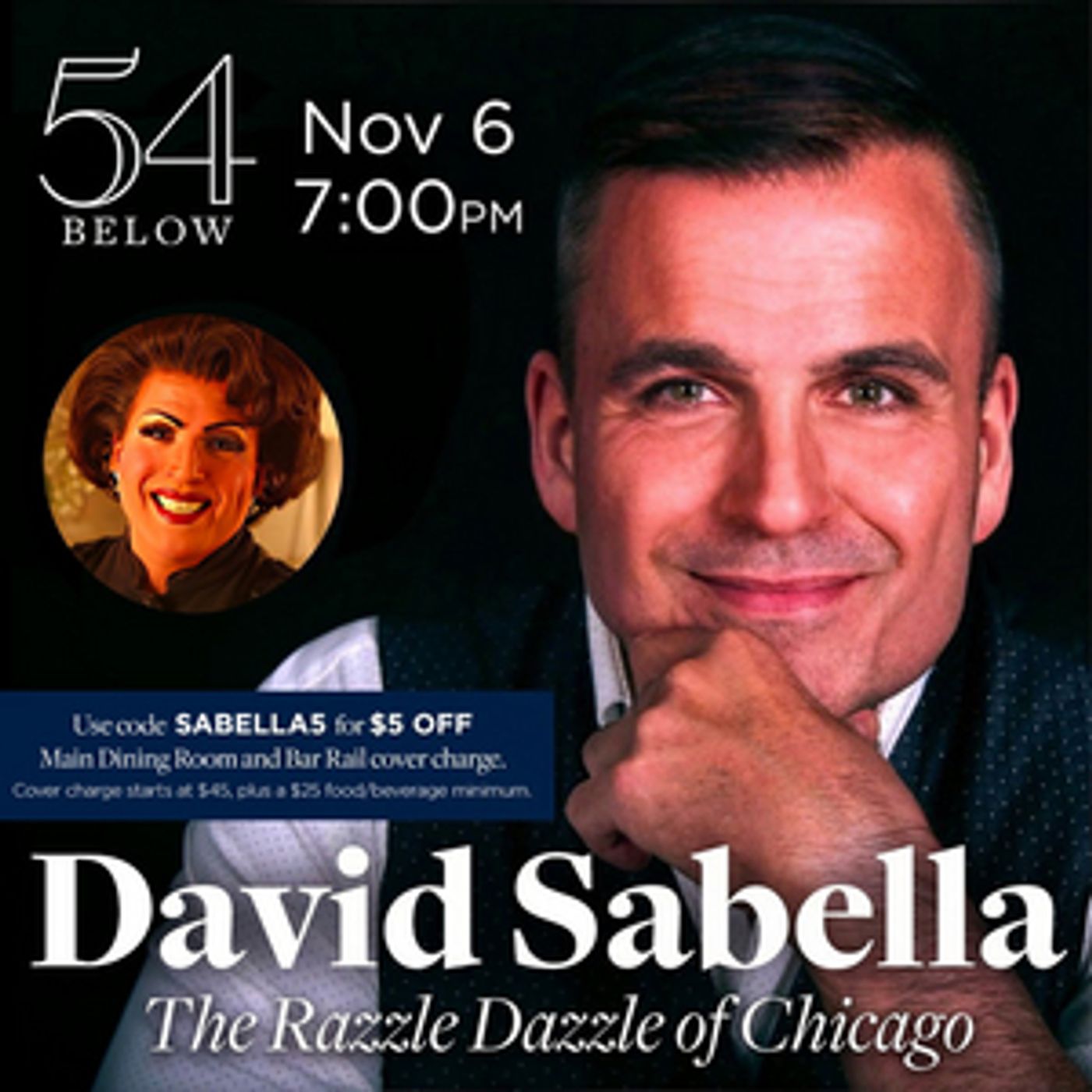 David Sabella Will Bring 'The Razzle Dazzle Of Chicago' at 54 Below  Image