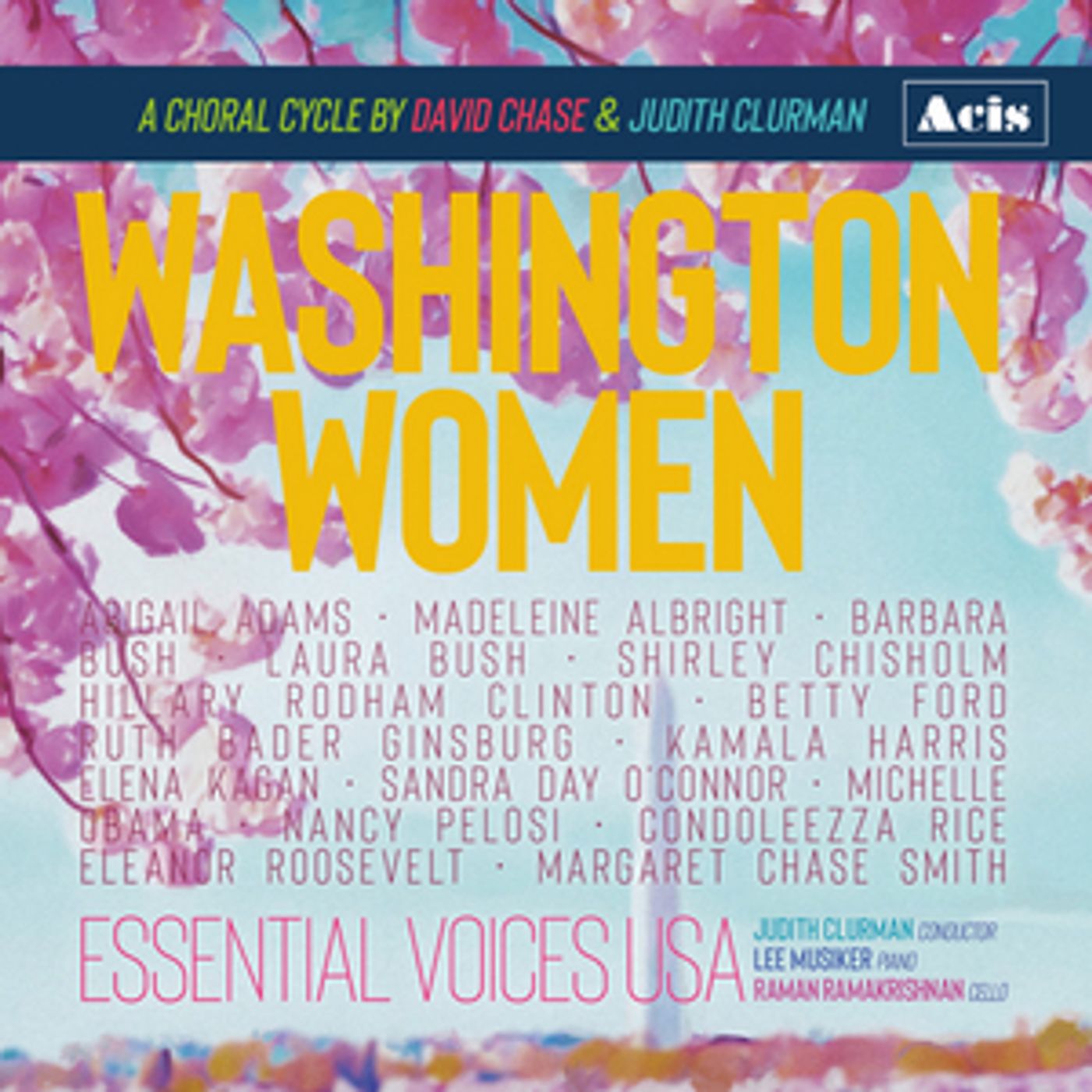 WASHINGTON WOMEN, Featuring the Words of Hilary Clinton, Michelle Obama & More Released by Essential Voices USA  Image