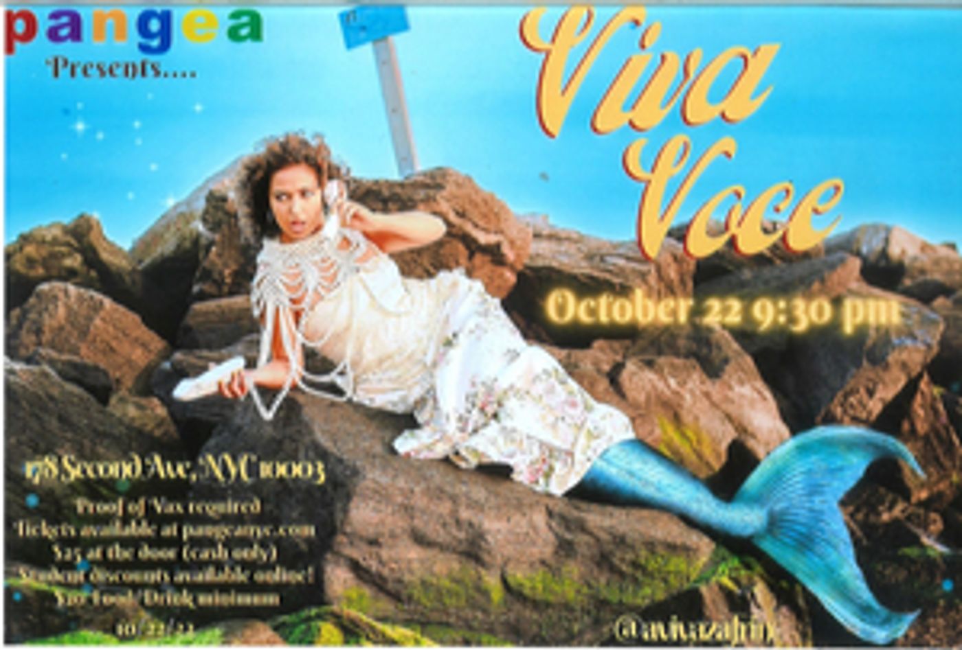 AVIVA To Return To Pangea This Month With New Solo Showcase VIVA VOCE  Image
