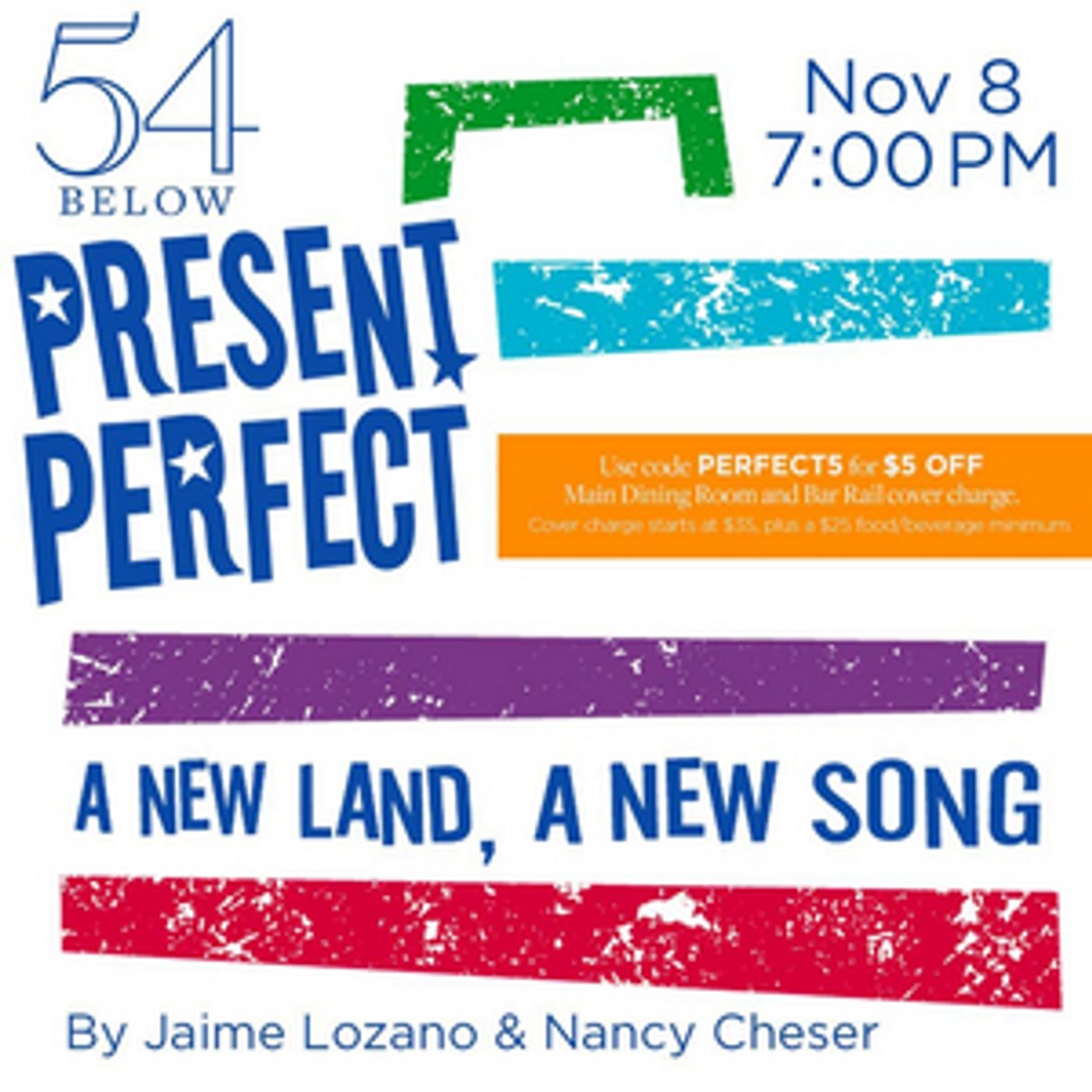 PRESENT PERFECT, New Musical by Jaime Lozano and Nancy Nachama Cheser, is Coming to 54 Below in November  Image