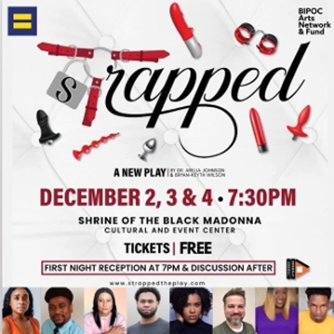 Interview: Bryan-Keyth Wilson And Dr. Arelia Johnson Open Up About the Intimate and Accepting World of STRAPPED at The Shrine Of The Black Madonna  Image