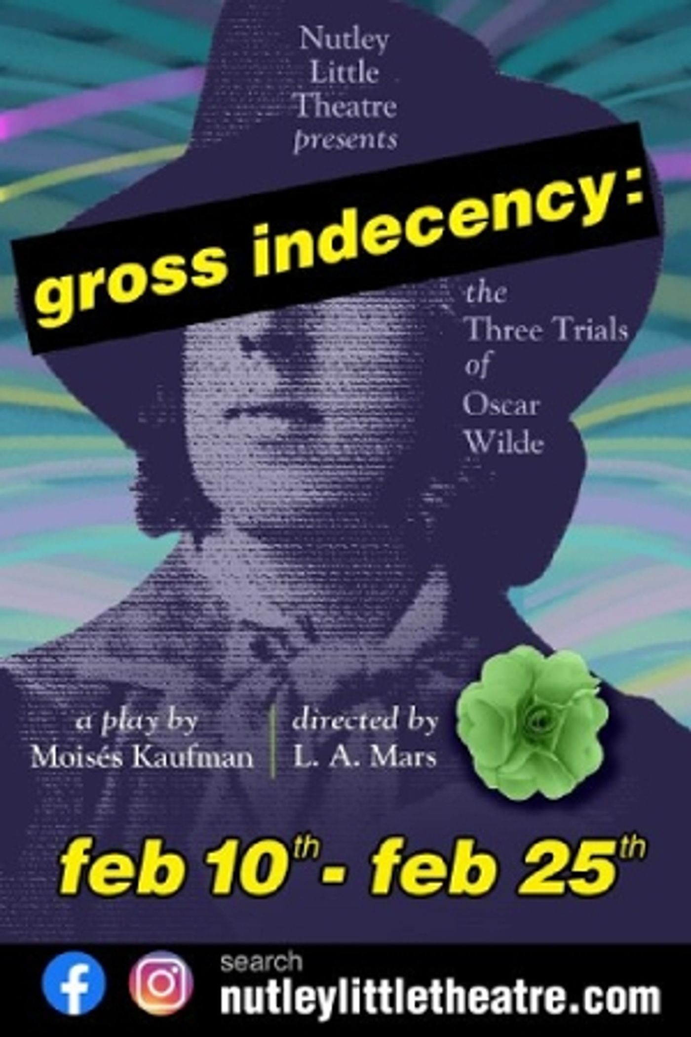 Interview: Director, L.A. Mars of GROSS INDECENCY: THE THREE TRIALS OF OSCAR WILDE at Nutley Little Theatre  Image