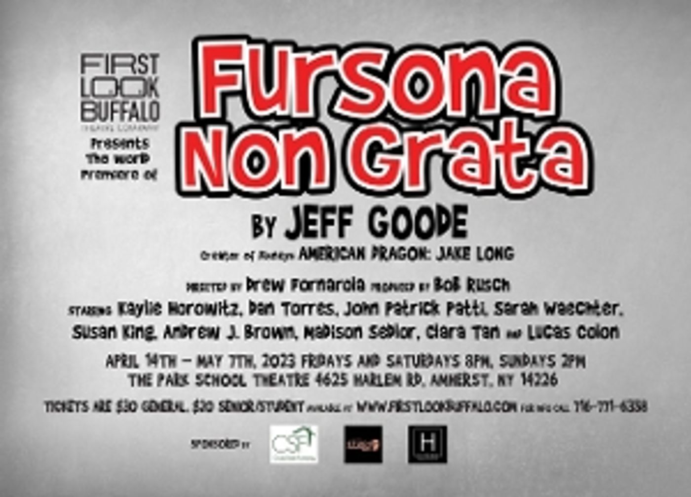 Video: FURSONA NON GRATA By Jeff Goode at First Look Buffalo Theatre Company Video: FURSONA NON GRATA By Jeff Goode at First Look Buffalo Theatre Company Image